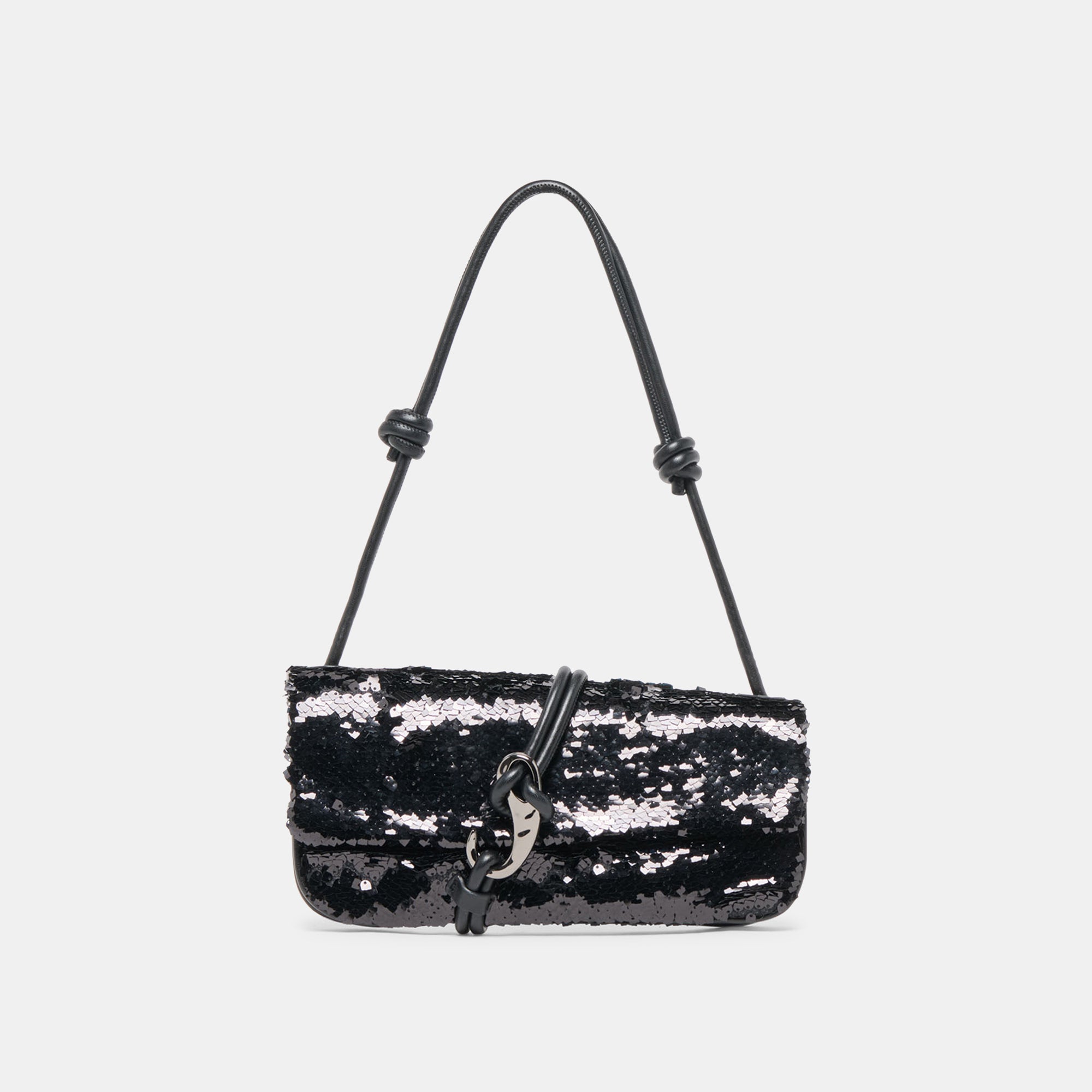 ALICE SHOULDER BAG BLACK SEQUIN