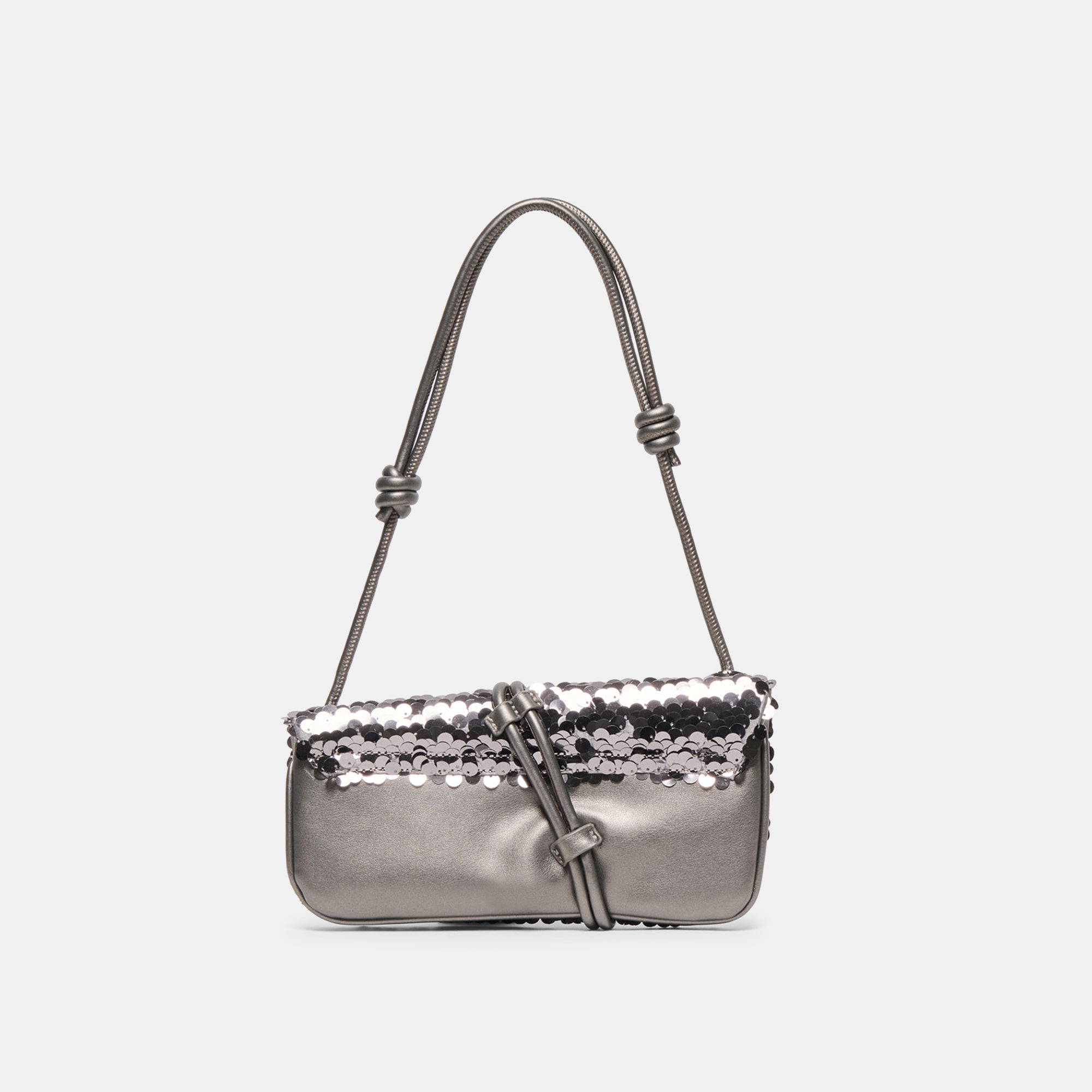 ALICE SHOULDER BAG GUNMETAL SEQUIN - Image 3
