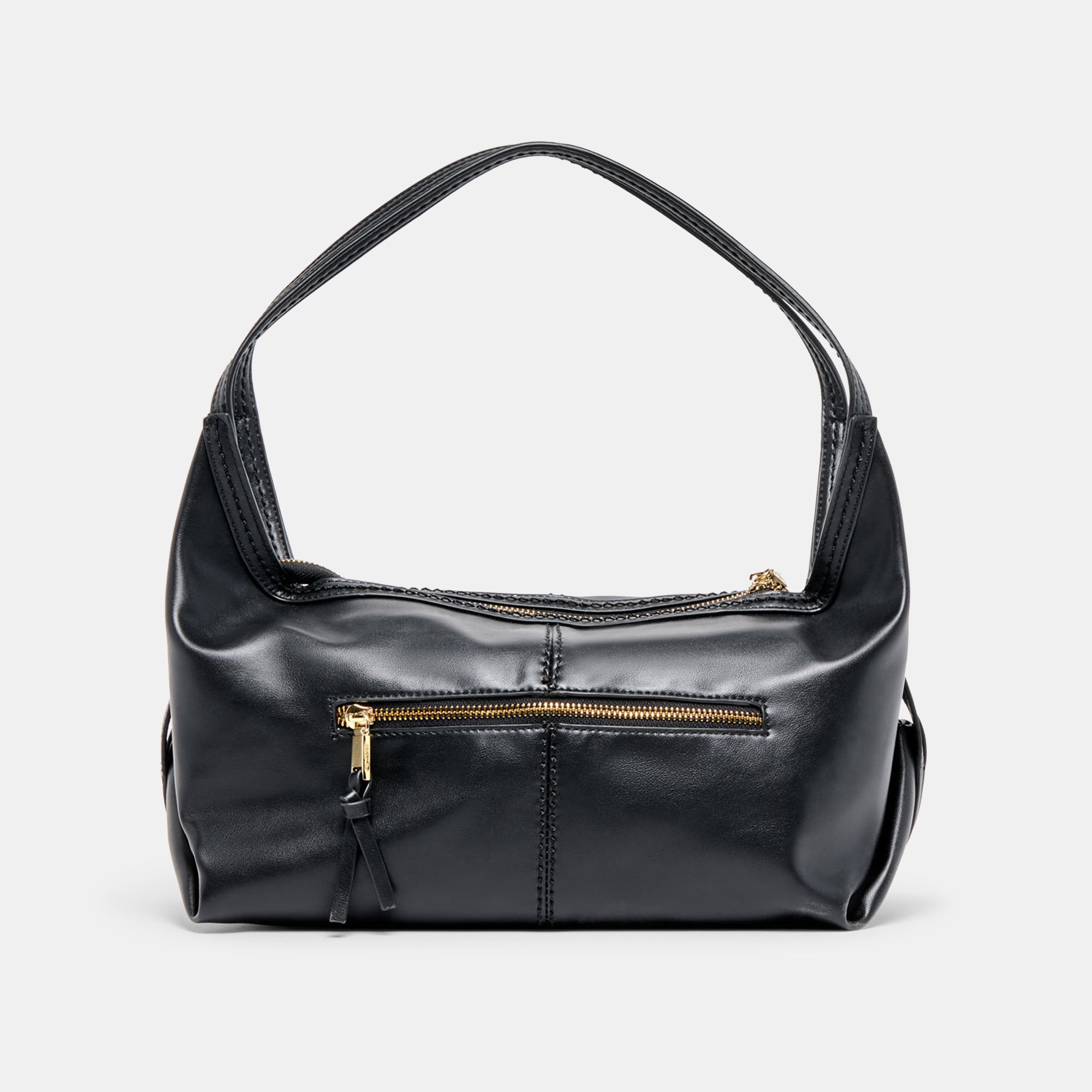 BILLY SHOULDER BAG BLACK LEATHER - Image 3