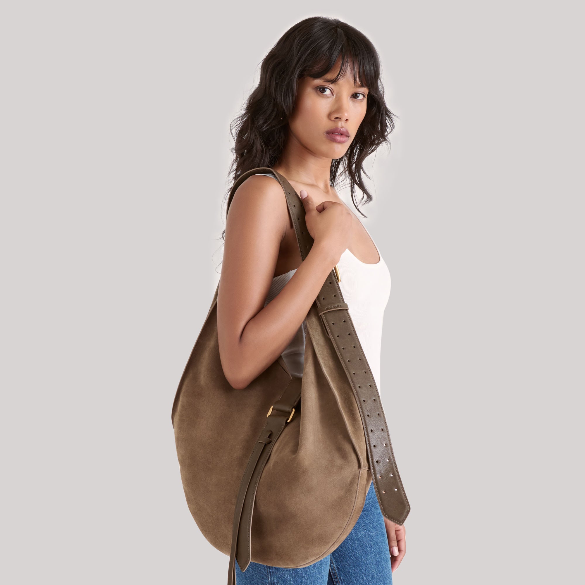 OAKLEY TOTE OLIVE SUEDE - Image 4