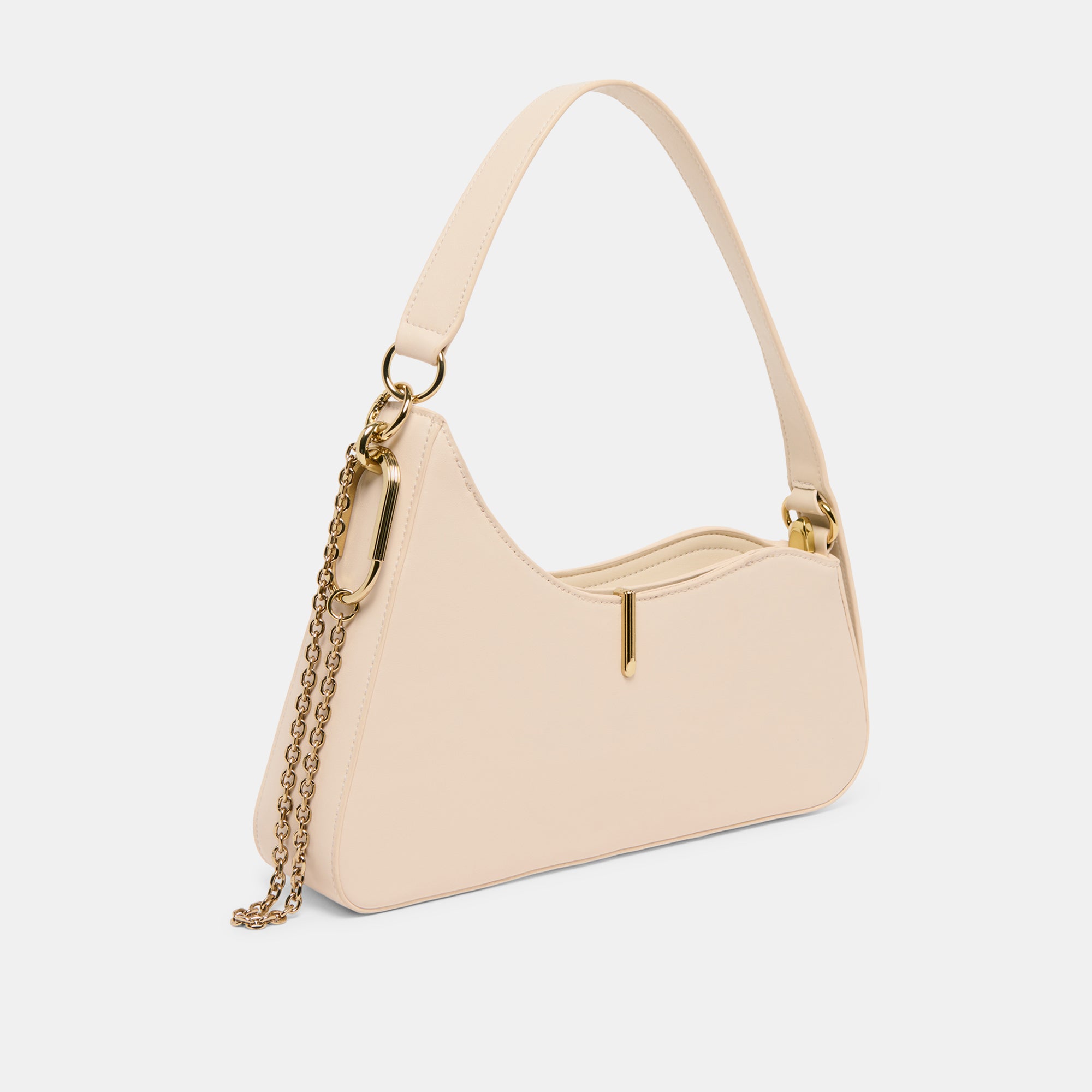 PRYA SHOULDER BAG CREME LEATHER - Image 6