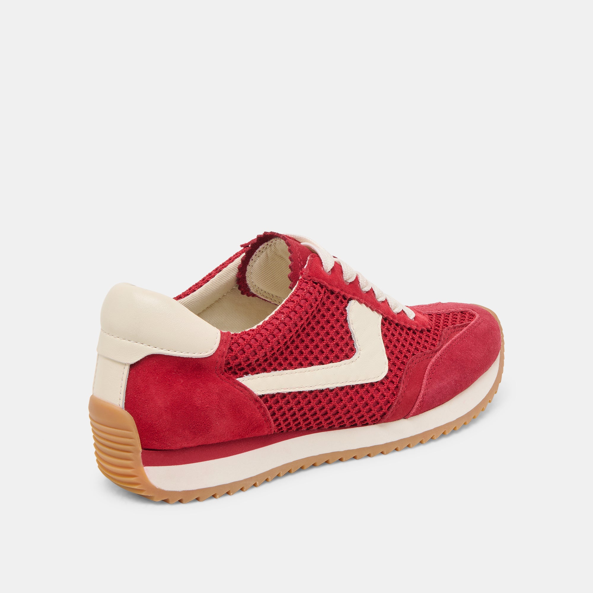 B.NTCD MESH SNEAKERS CRIMSON WOVEN MESH - Image 3