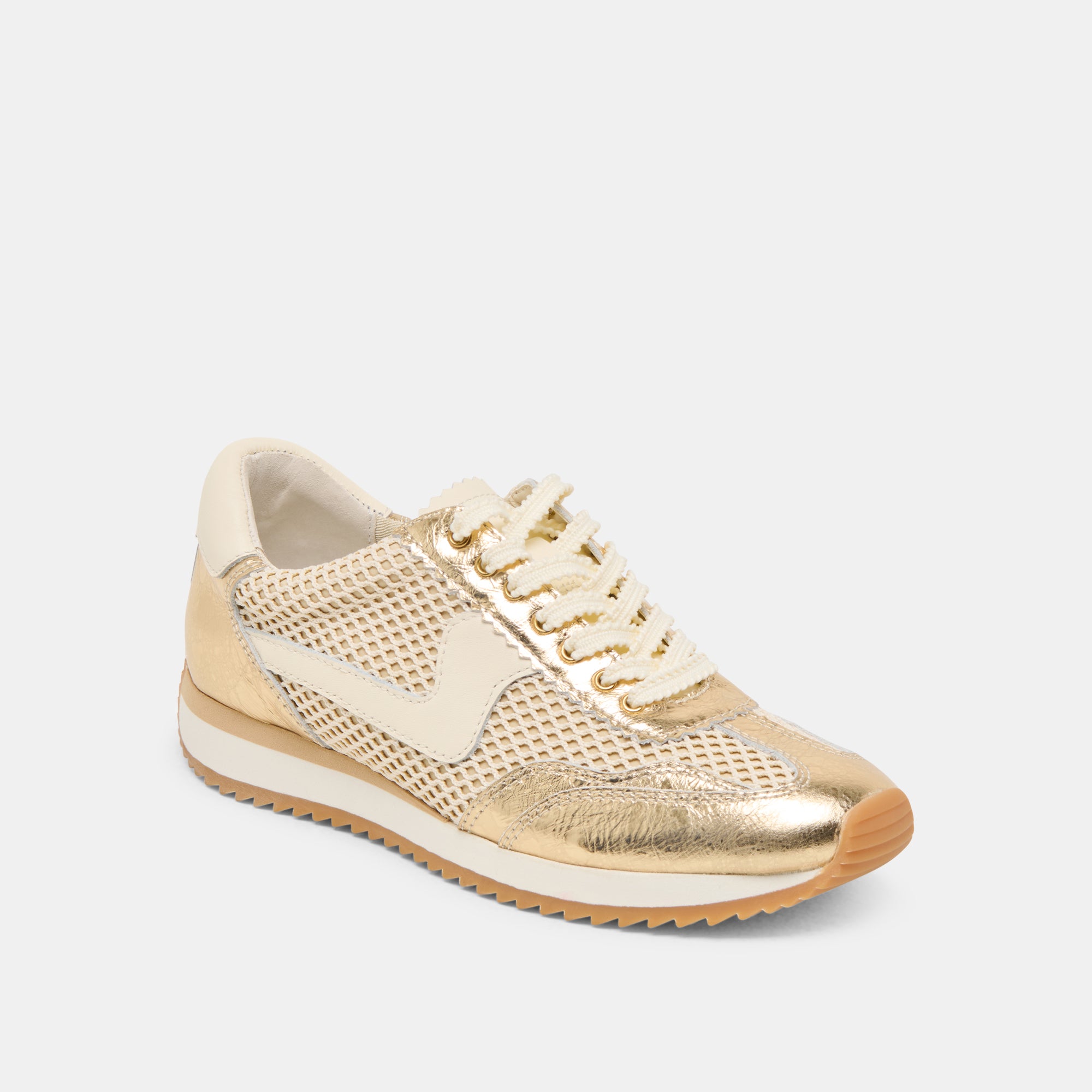 B.NTCD MESH SNEAKERS GOLD WOVEN MESH - Image 2