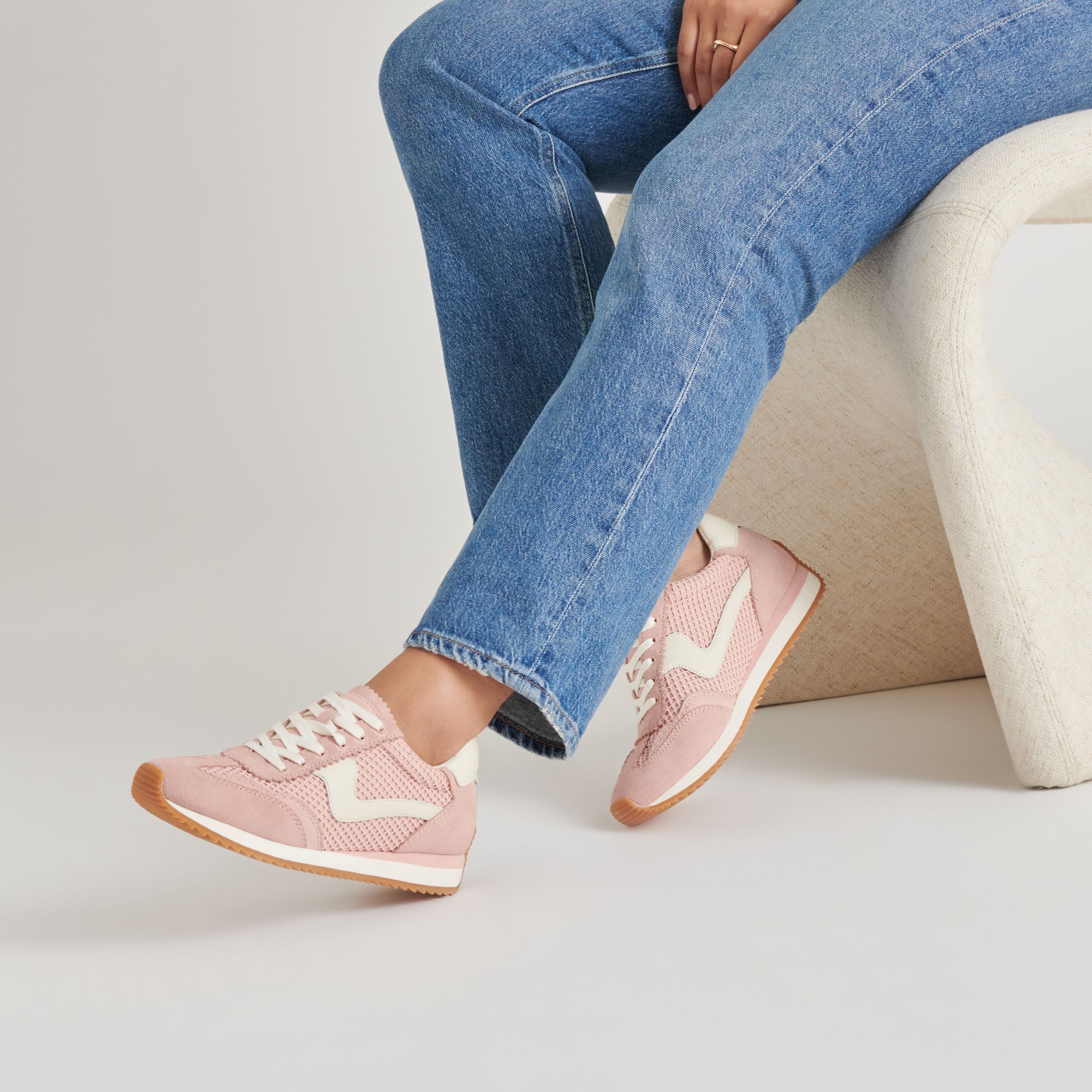 B.NTCD MESH SNEAKERS ROSE WOVEN MESH - Image 2