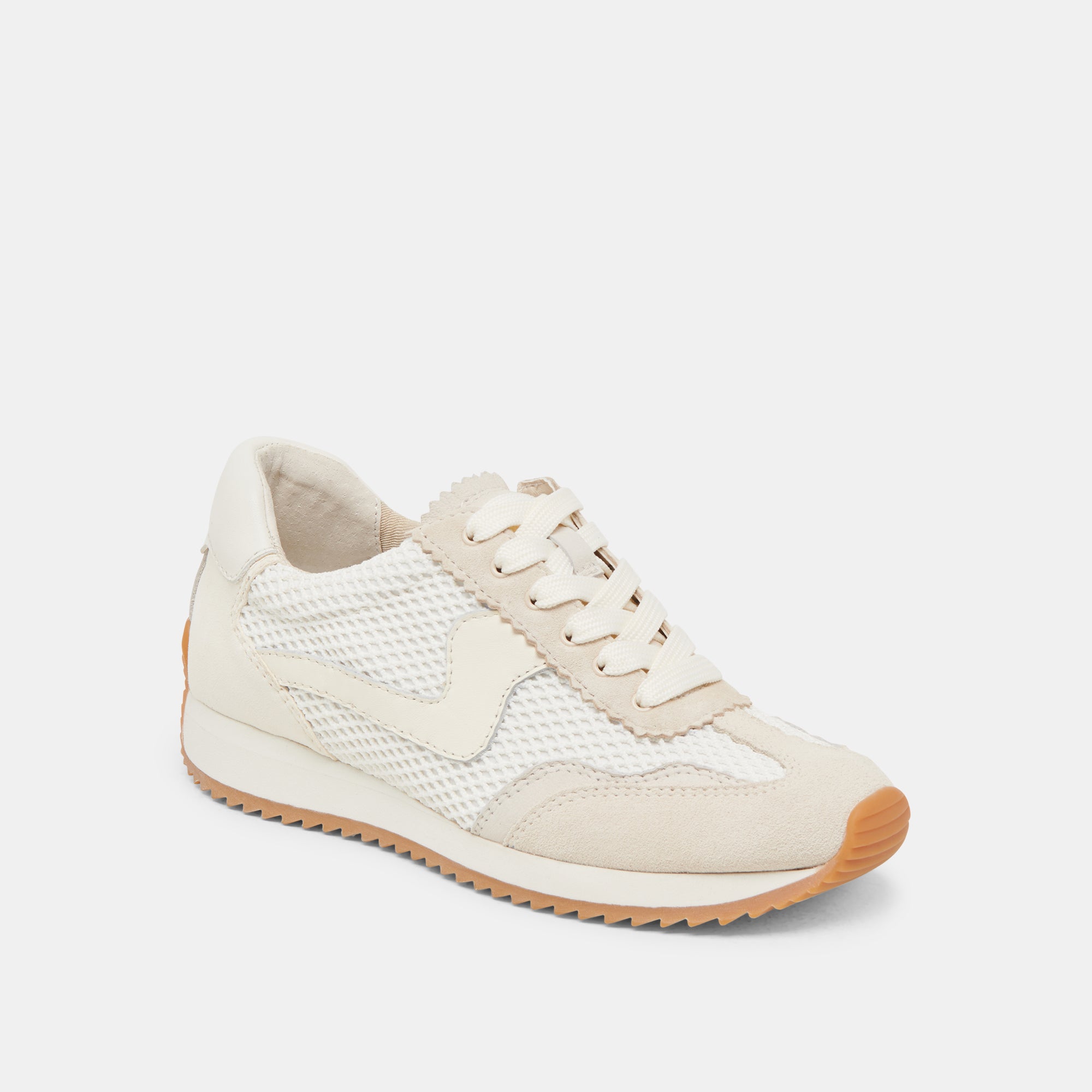B.NTCD MESH SNEAKERS WHITE WOVEN MESH - Image 3