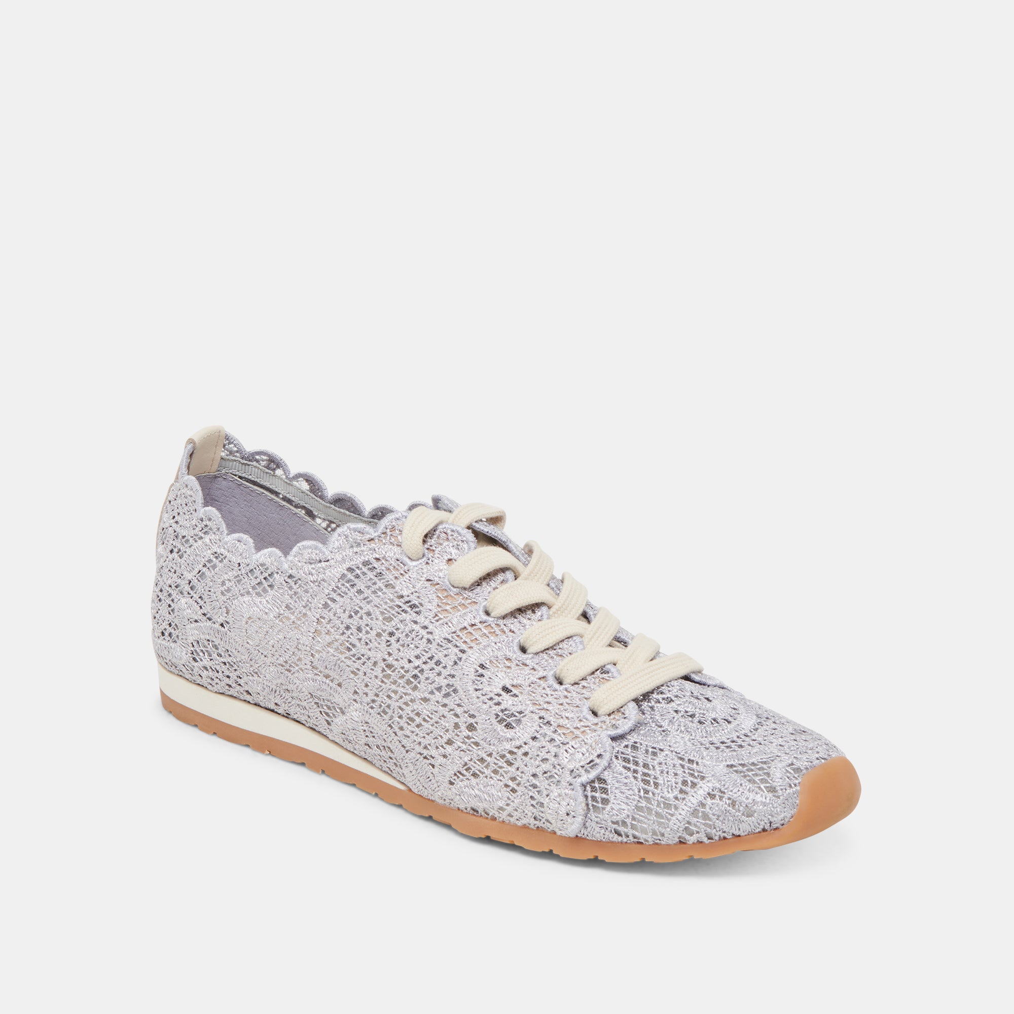 DAYANA SNEAKERS DUSTY BLUE LACE - Image 3