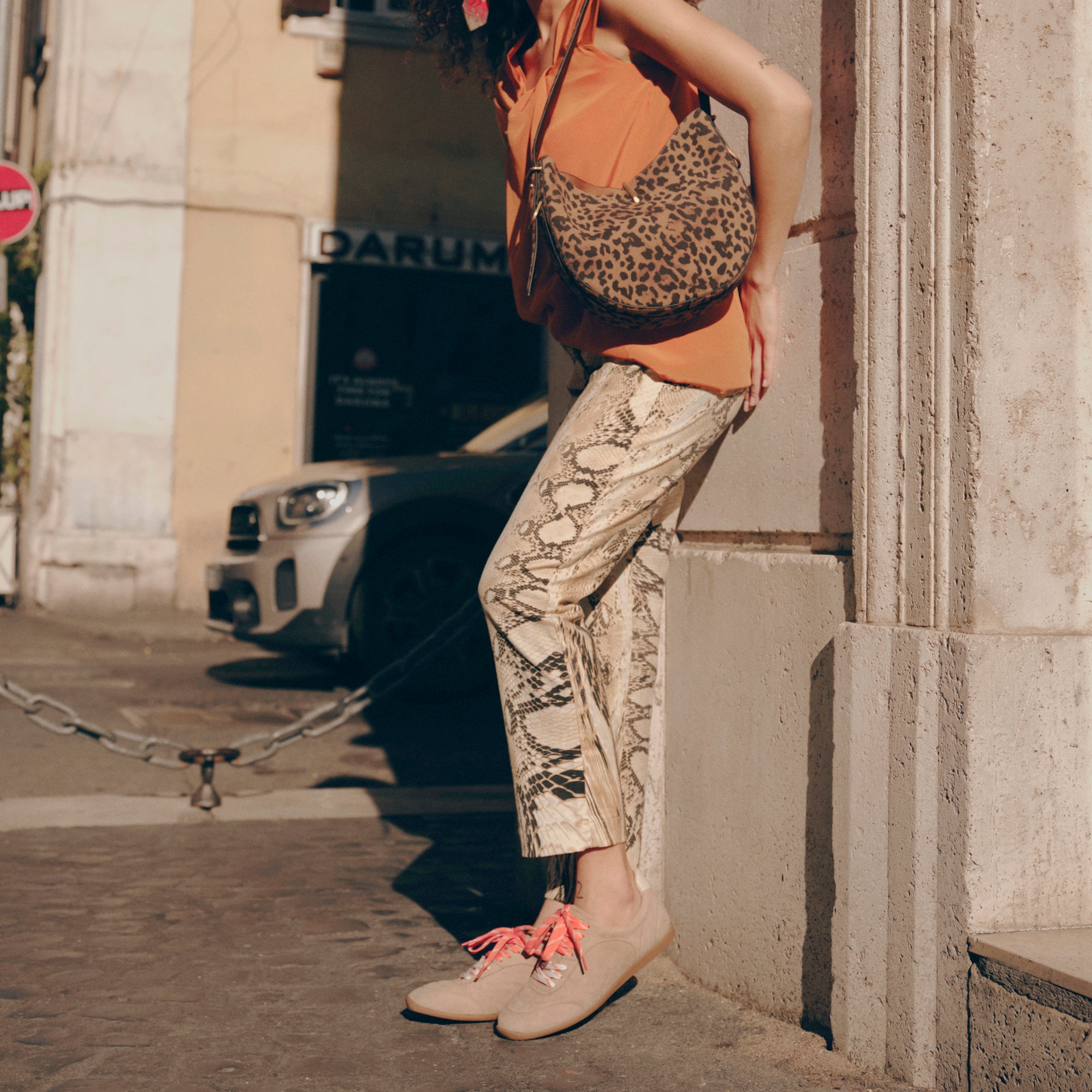 LAINI SNEAKERS CAMEL SUEDE - Image 4