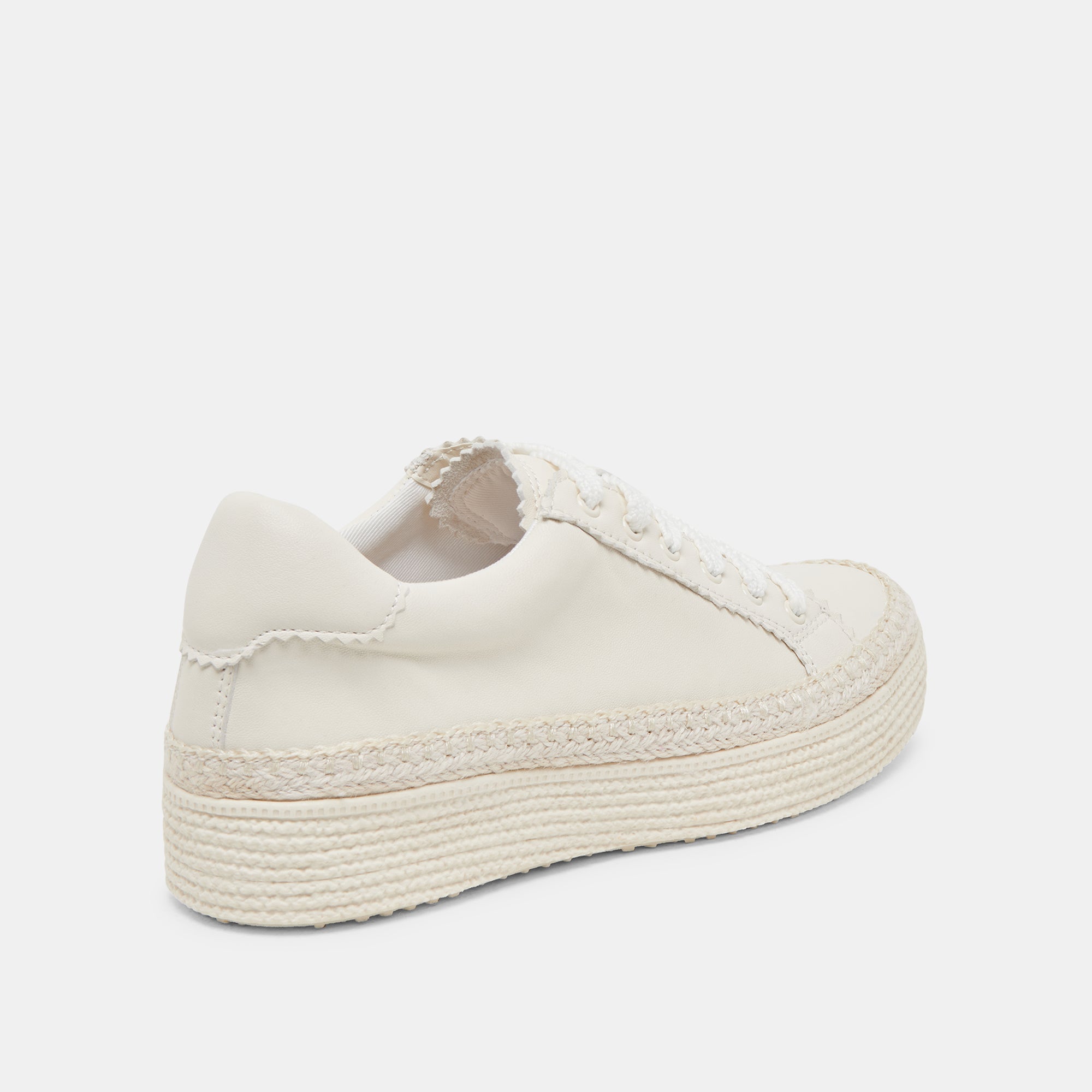 LENNIX SNEAKERS WHITE LEATHER - Image 3