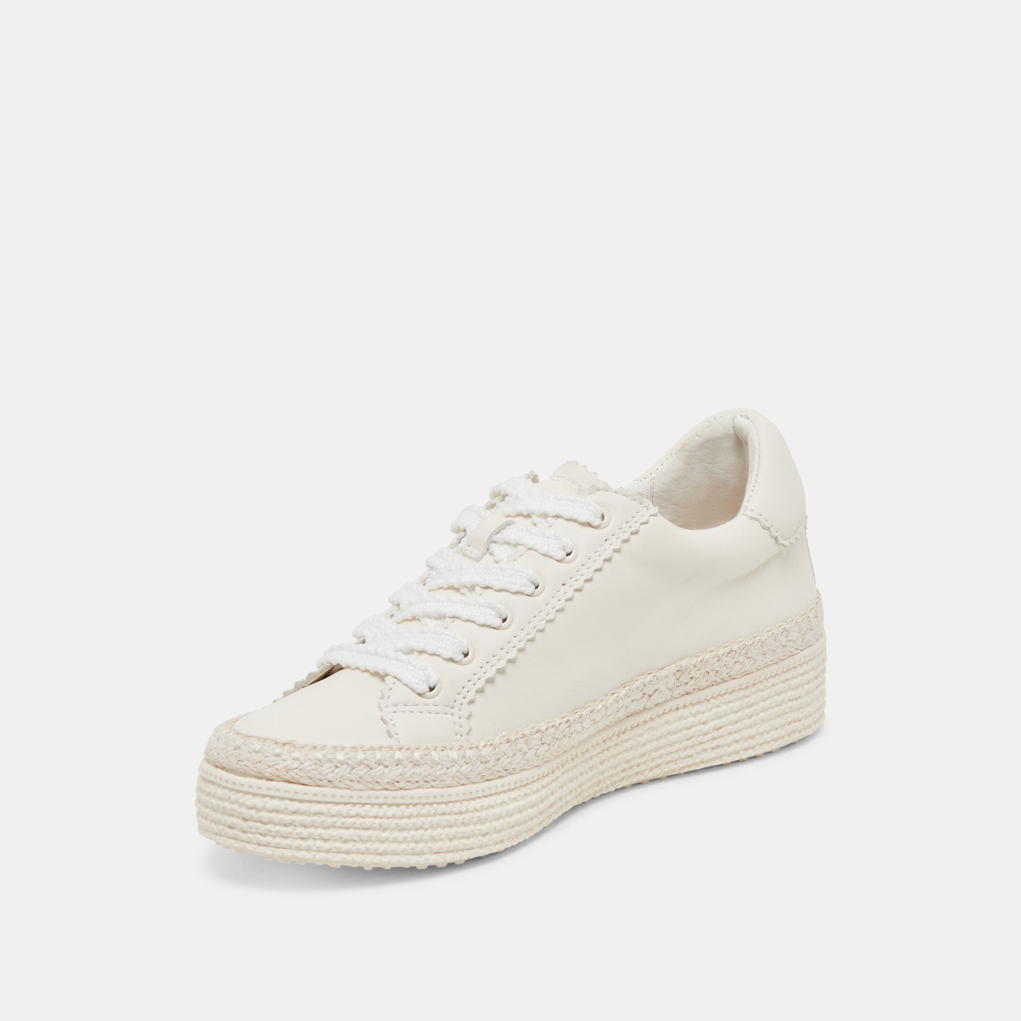 LENNIX SNEAKERS WHITE LEATHER - Image 4