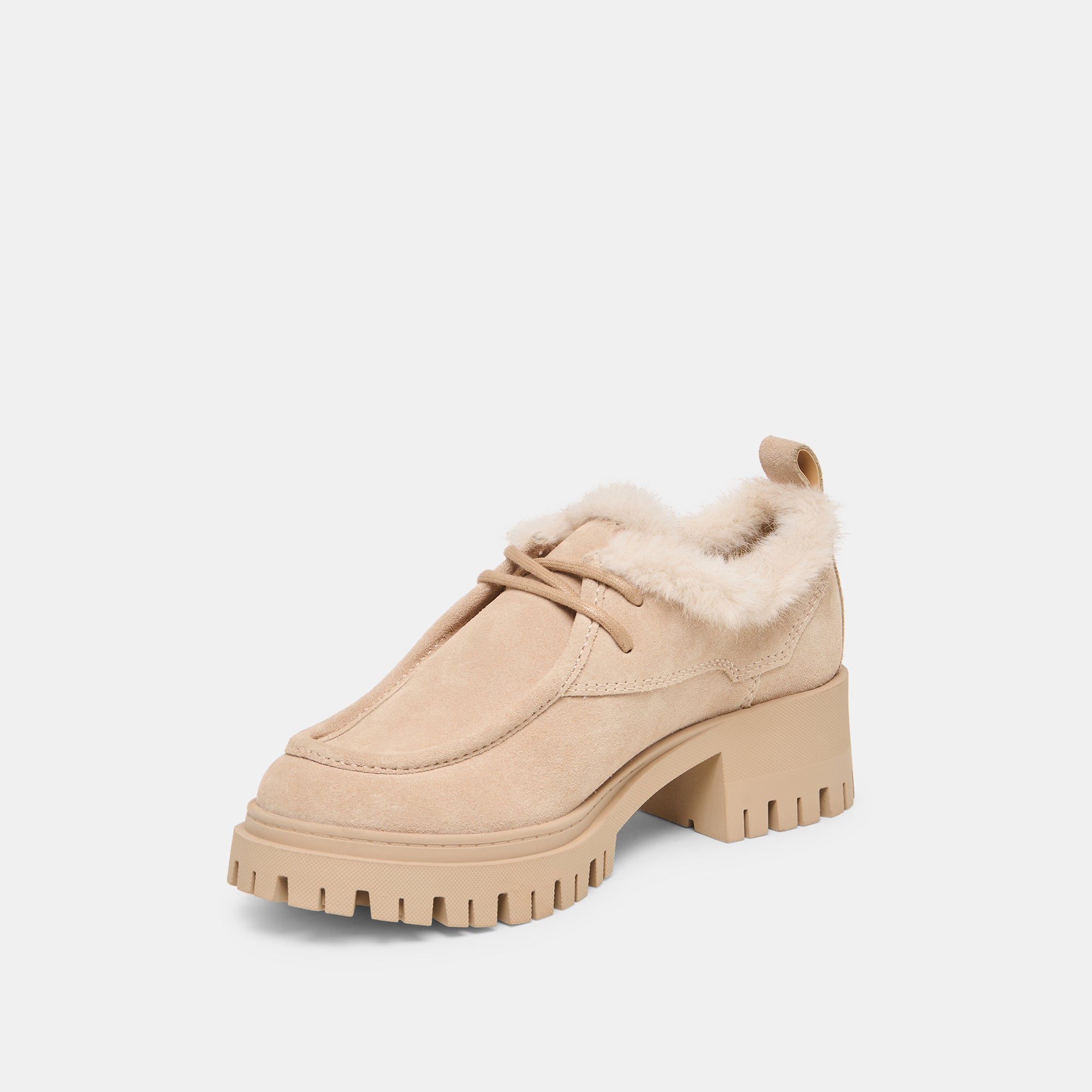 MILZA PLUSH LOAFERS DUNE SUEDE - Image 4