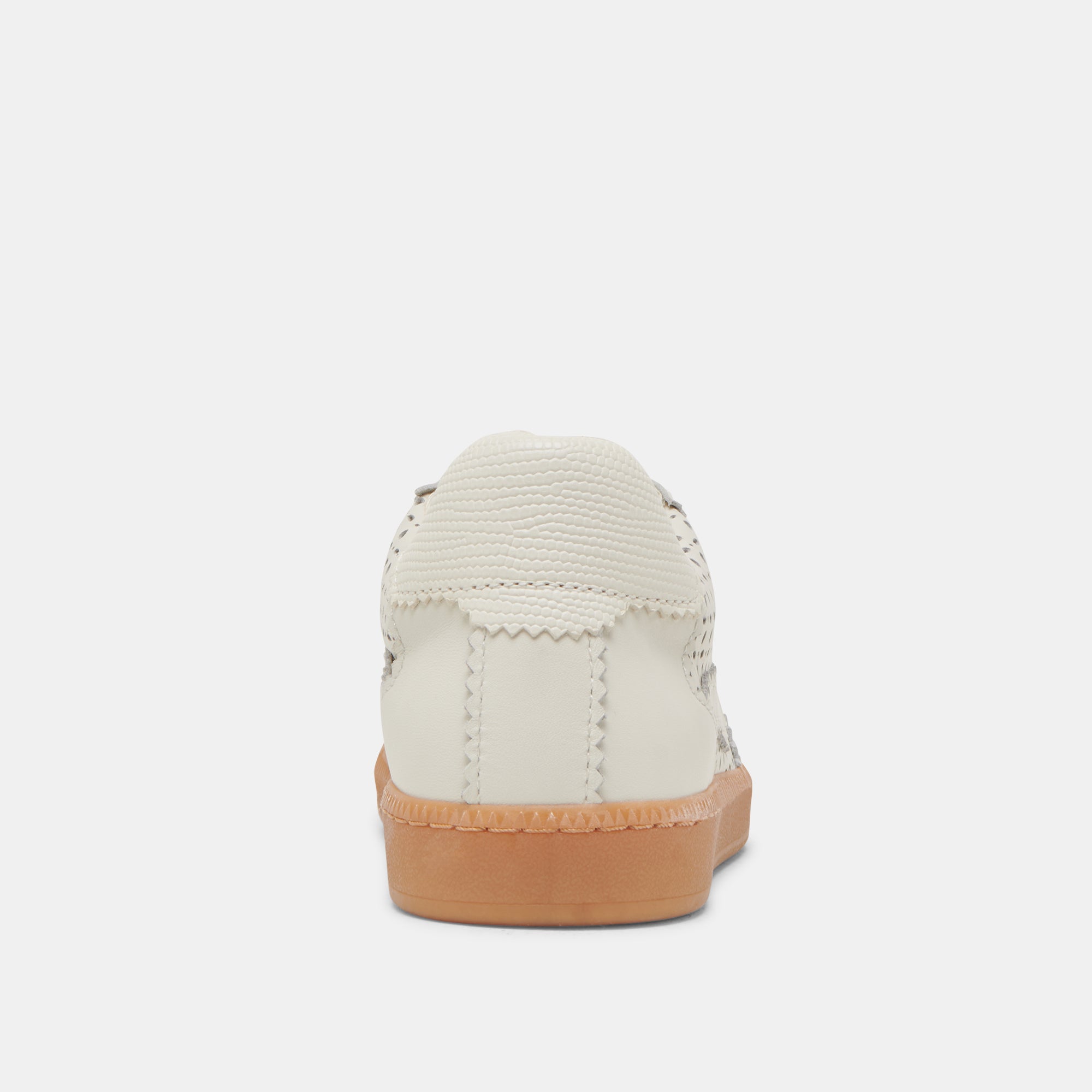 NOTICE EYELET PERF SNEAKERS WHITE LEATHER - Image 7