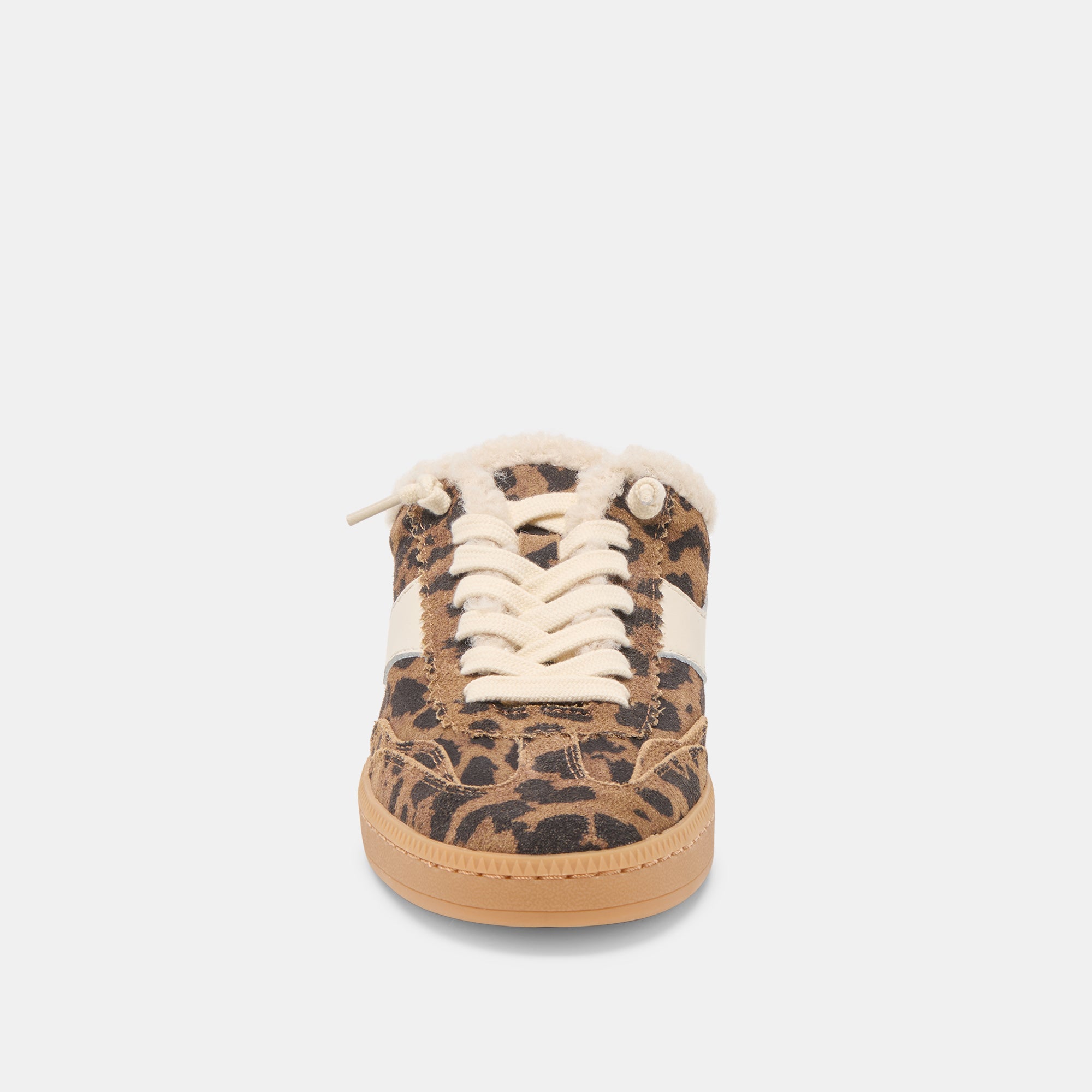NOTICE SLIDE PLUSH SNEAKERS BROWN LEOPARD PRINTED SUEDE - Image 6