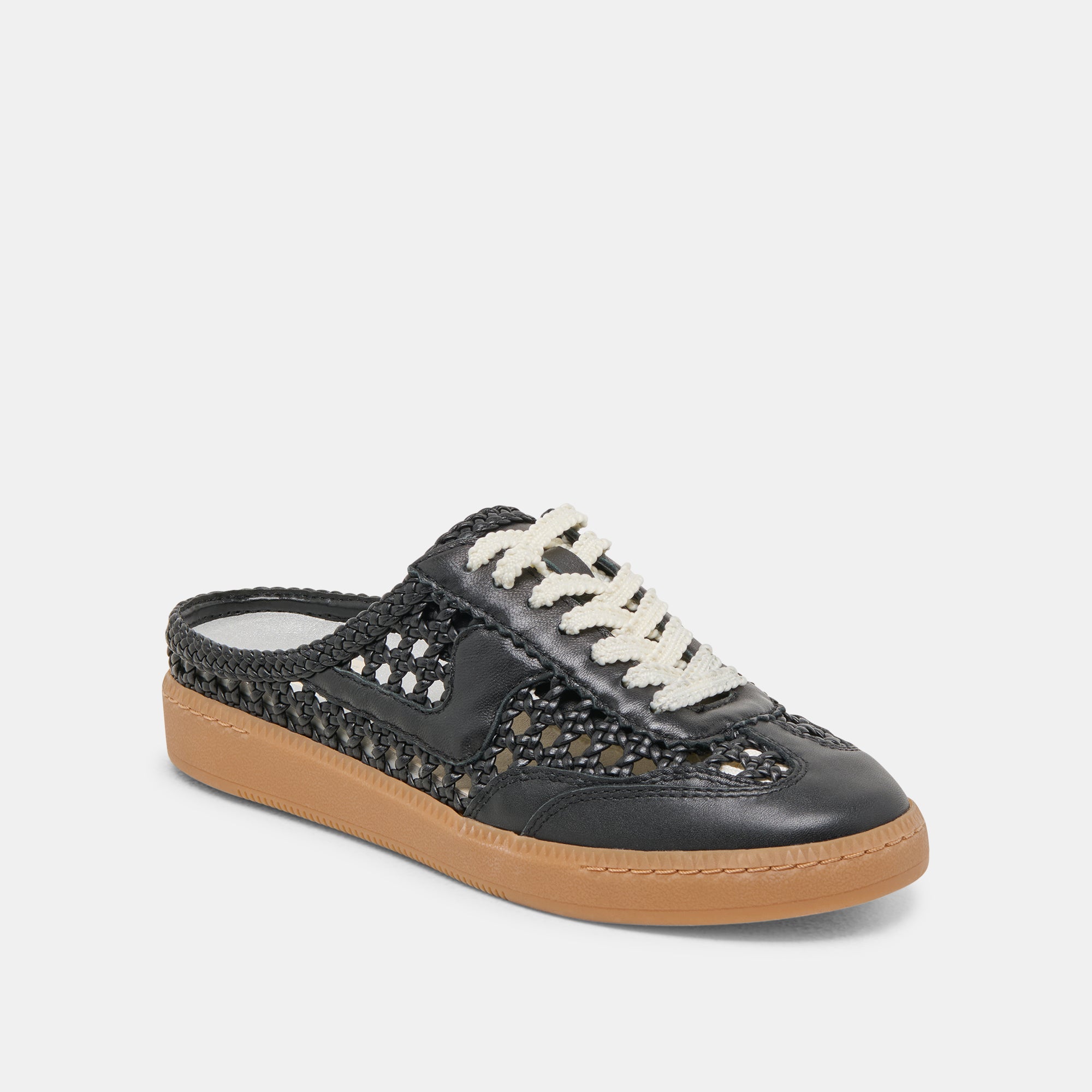 NOTICE SLIDE WOVEN SNEAKERS BLACK WOVEN STELLA - Image 2