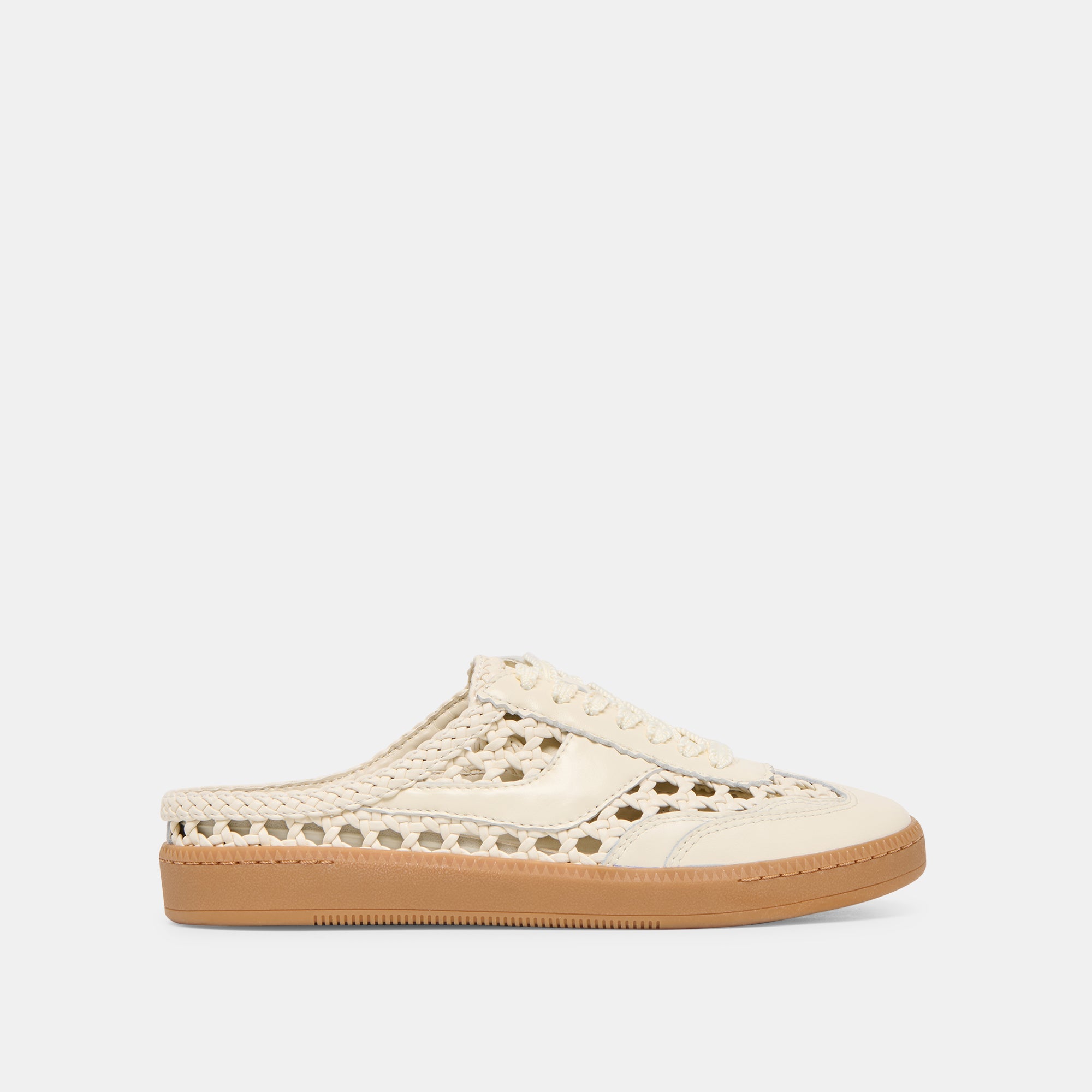NOTICE SLIDE WOVEN SNEAKERS OFF WHITE WOVEN STELLA