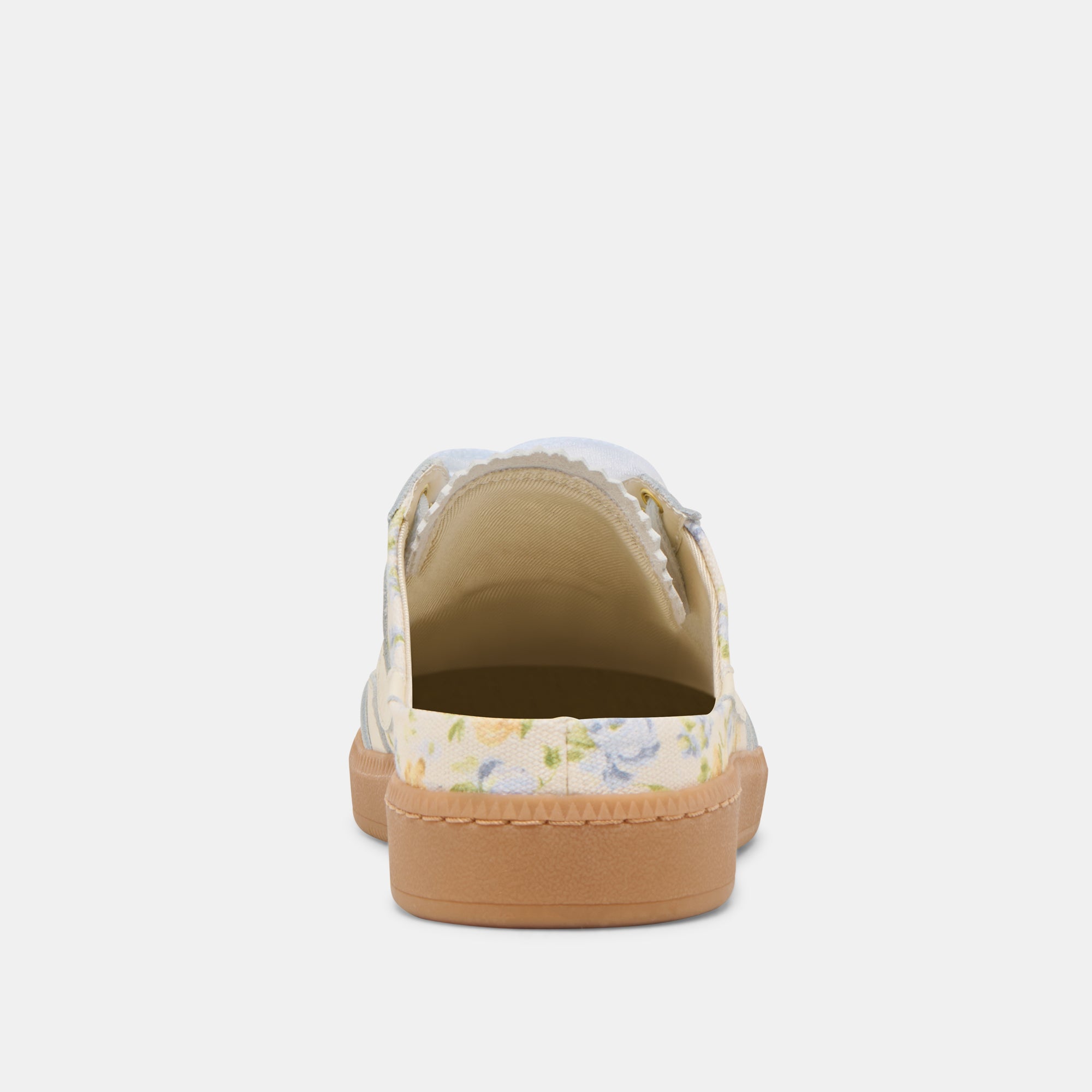 NOTICE SLIDE SNEAKERS BLUE FLORAL LEATHER - Image 7