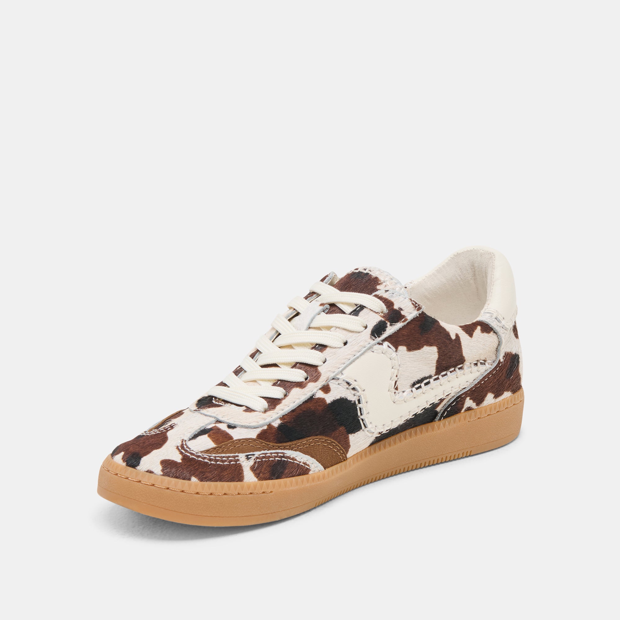 NOTICE STITCH SNEAKERS COCOA TAURUS CALF HAIR - Image 5