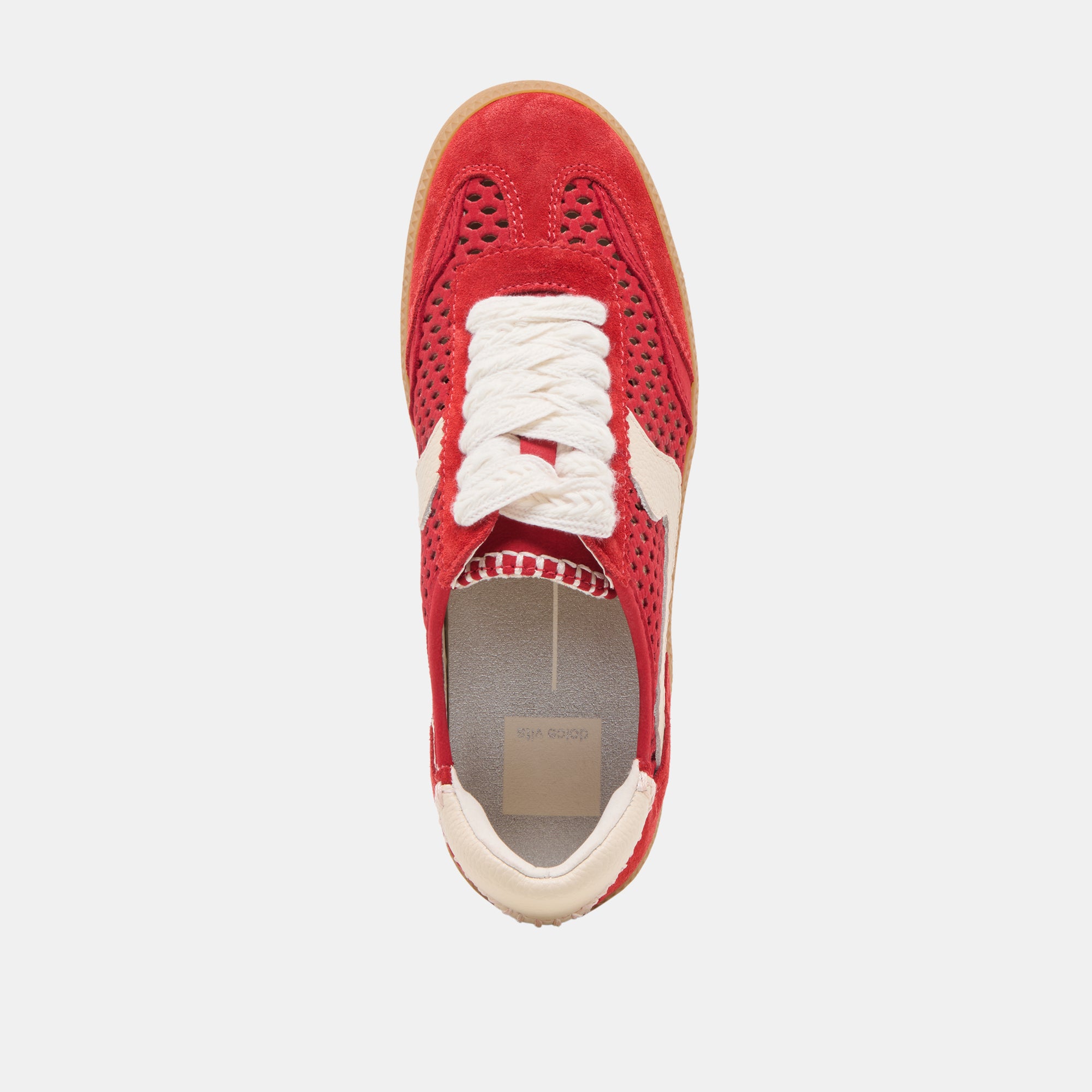 NOTICE SNEAKERS CHERRY PERFORATED NUBUCK - Image 8