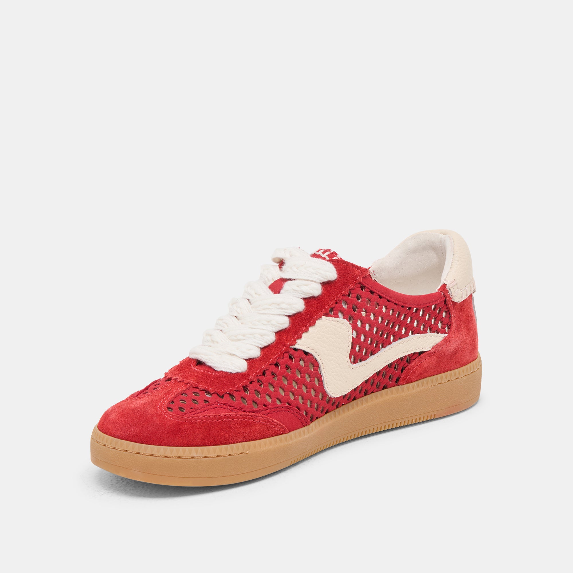 NOTICE SNEAKERS CHERRY PERFORATED NUBUCK - Image 4