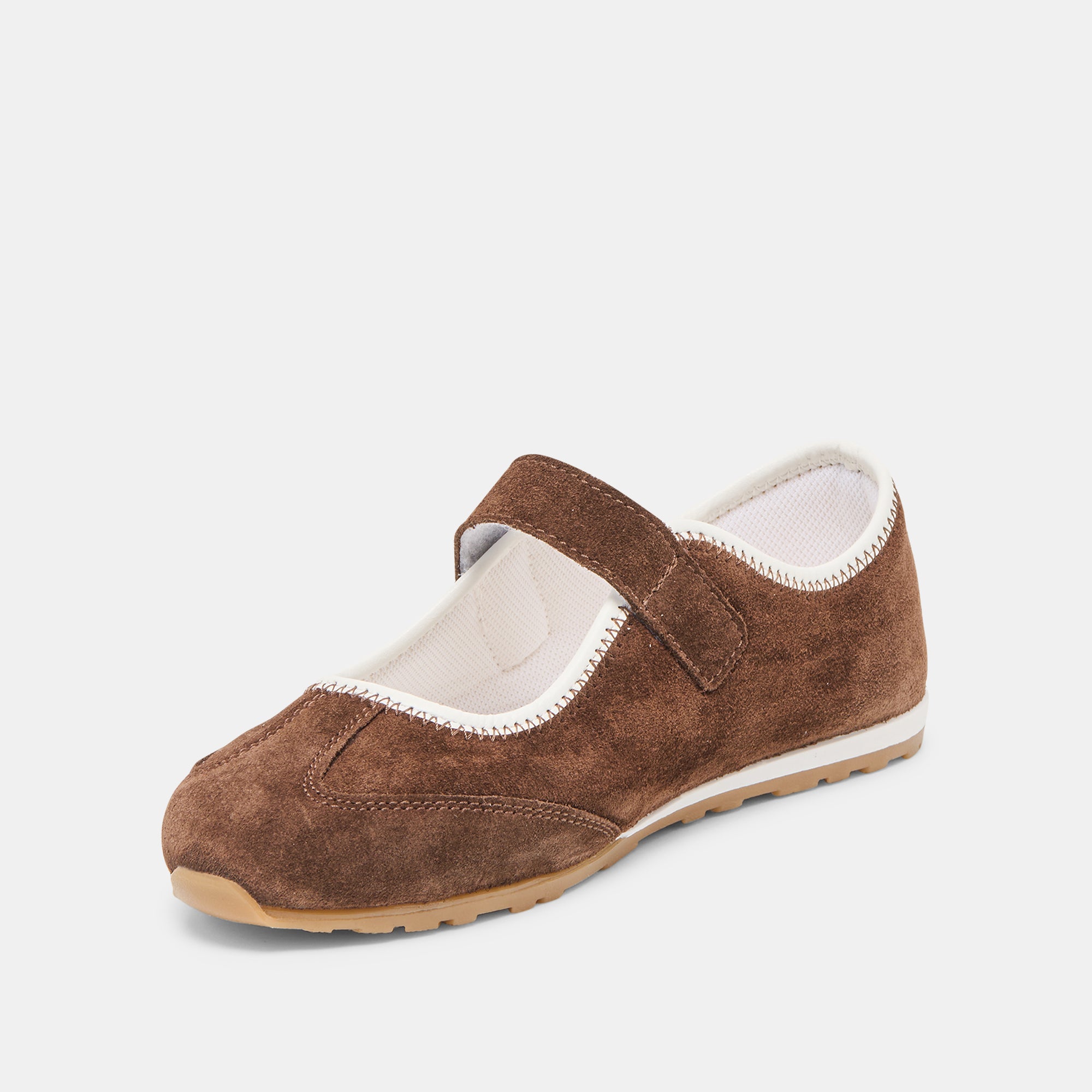 SOFYA SNEAKERS DK BROWN SUEDE - Image 4