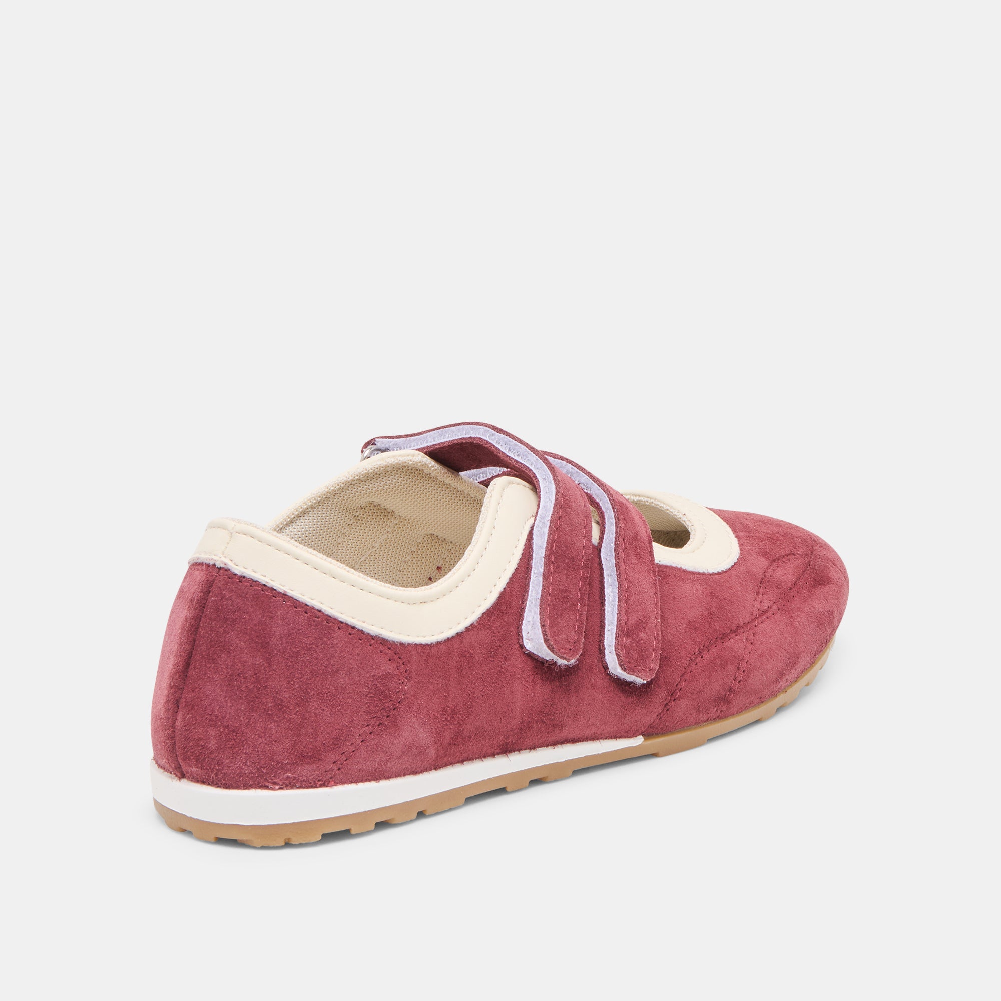 SWAN SNEAKERS BURGUNDY SUEDE - Image 5