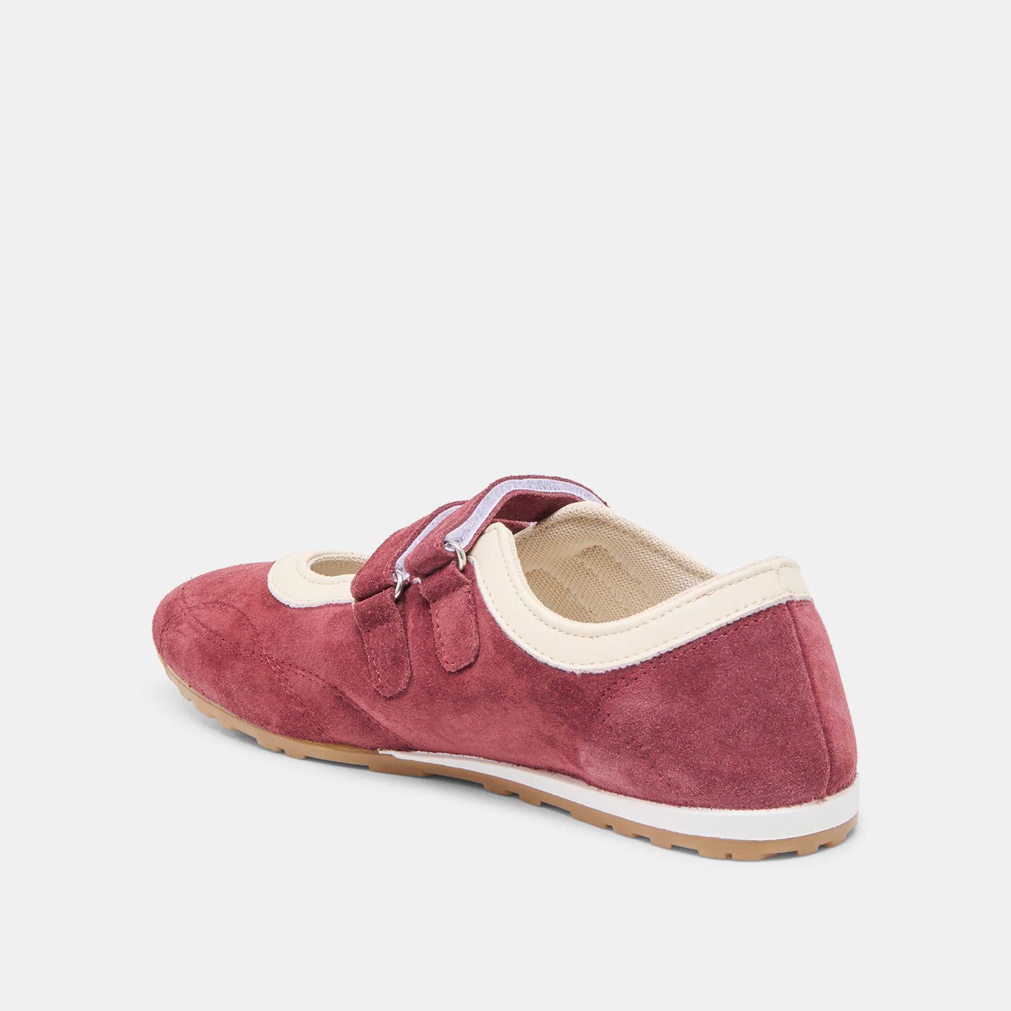 SWAN SNEAKERS BURGUNDY SUEDE - Image 9