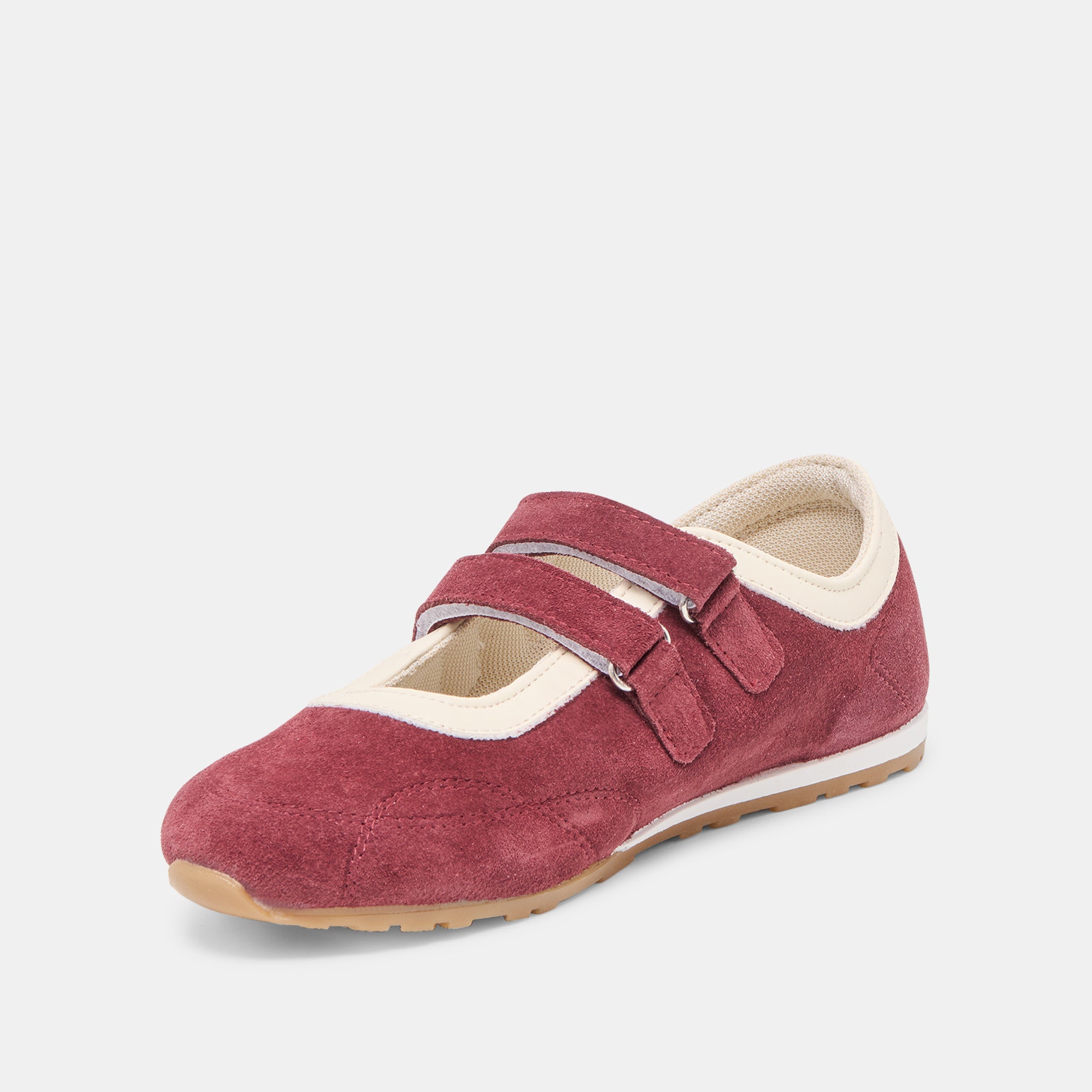 SWAN SNEAKERS BURGUNDY SUEDE - Image 7