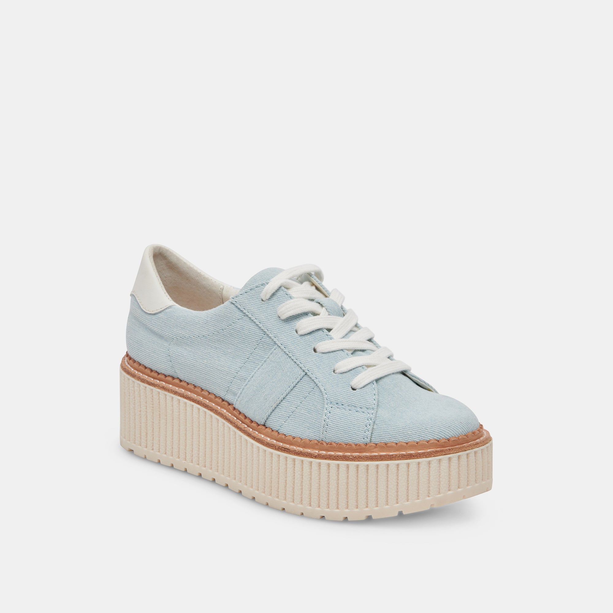 TIGER SNEAKERS LIGHT BLUE DENIM - Image 3