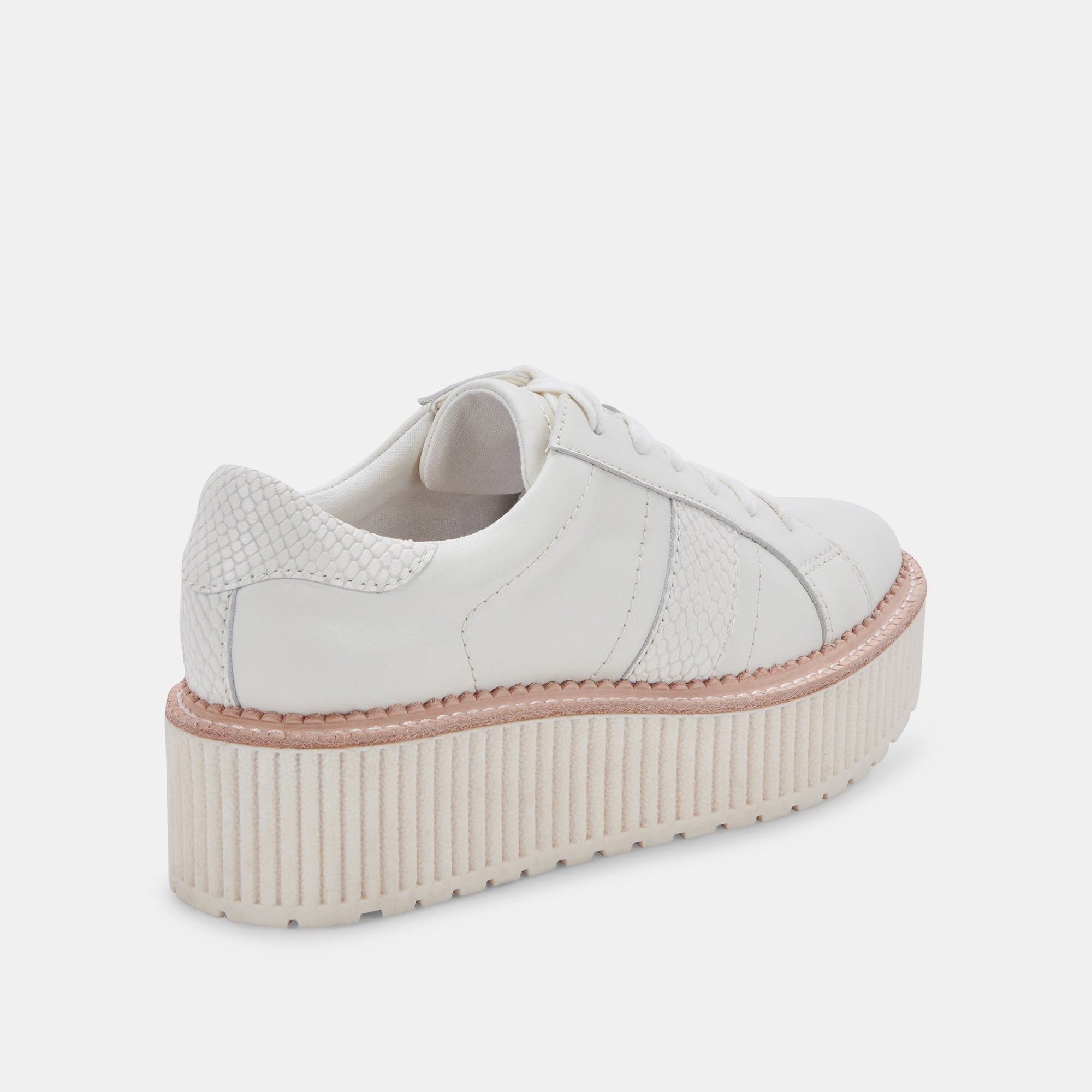 TIGER SNEAKERS WHITE LEATHER - Image 5