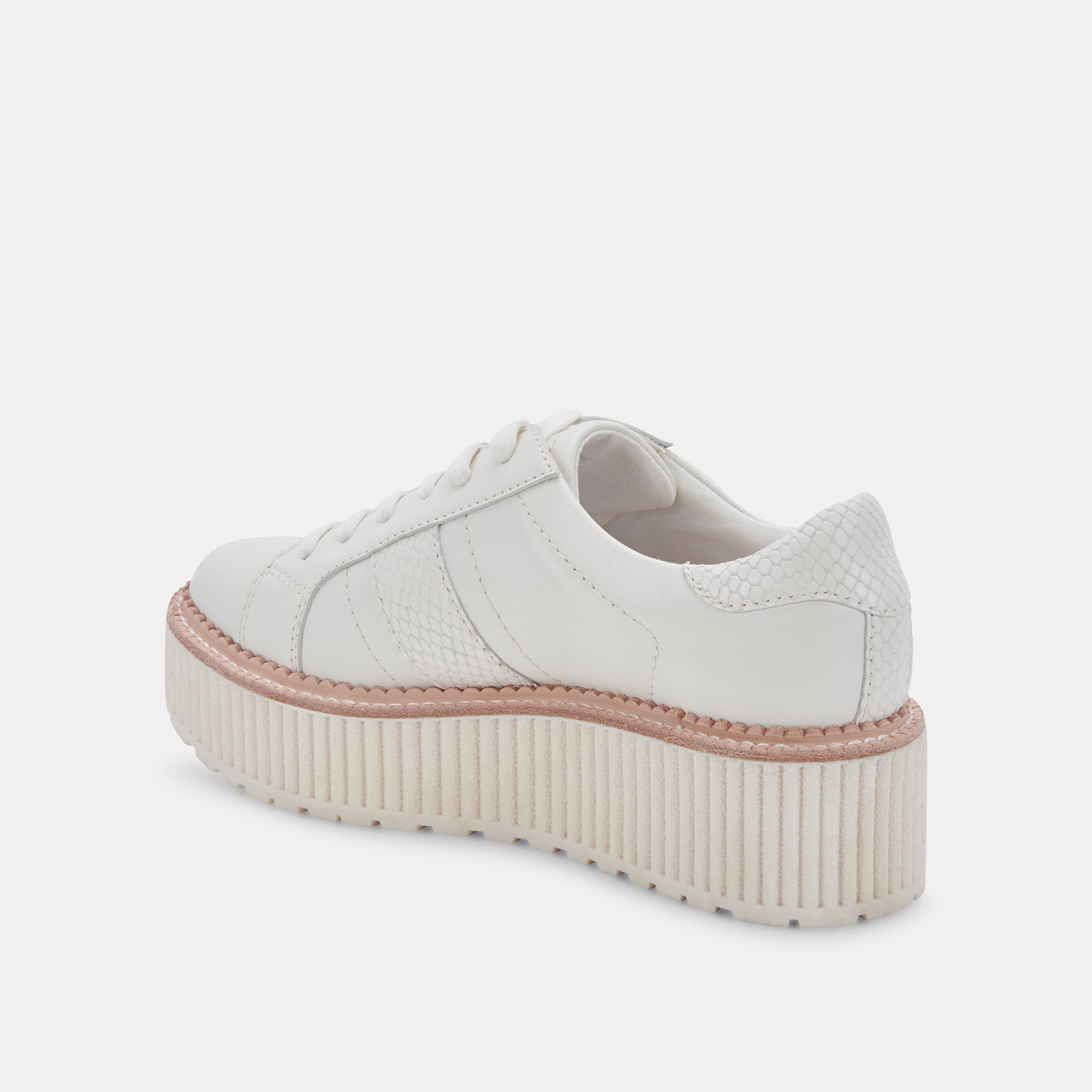 TIGER SNEAKERS WHITE LEATHER - Image 9