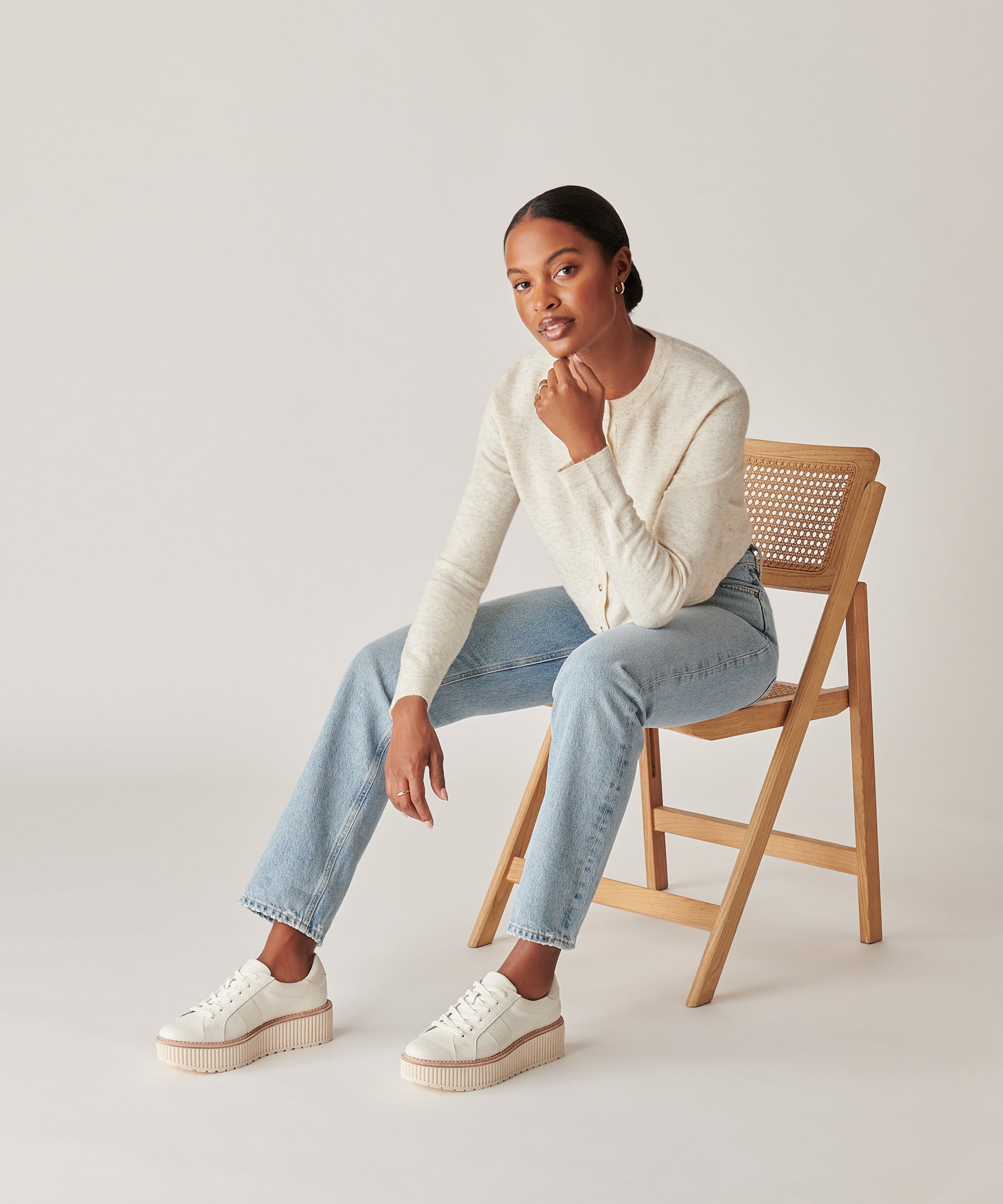 TIGER SNEAKERS WHITE LEATHER - Image 16