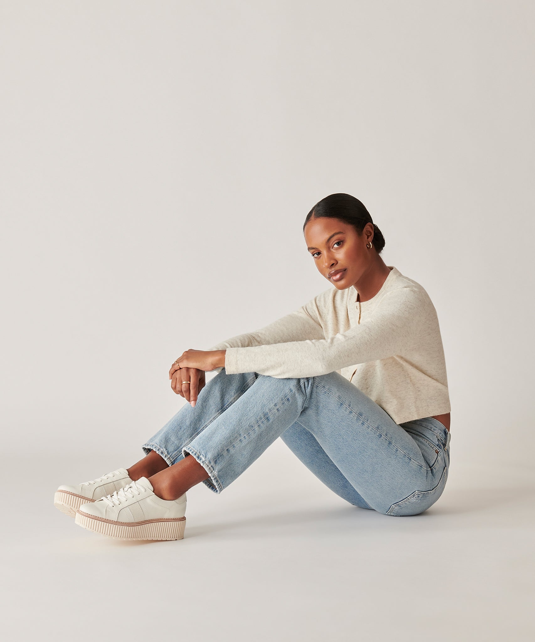 TIGER SNEAKERS WHITE LEATHER - Image 4