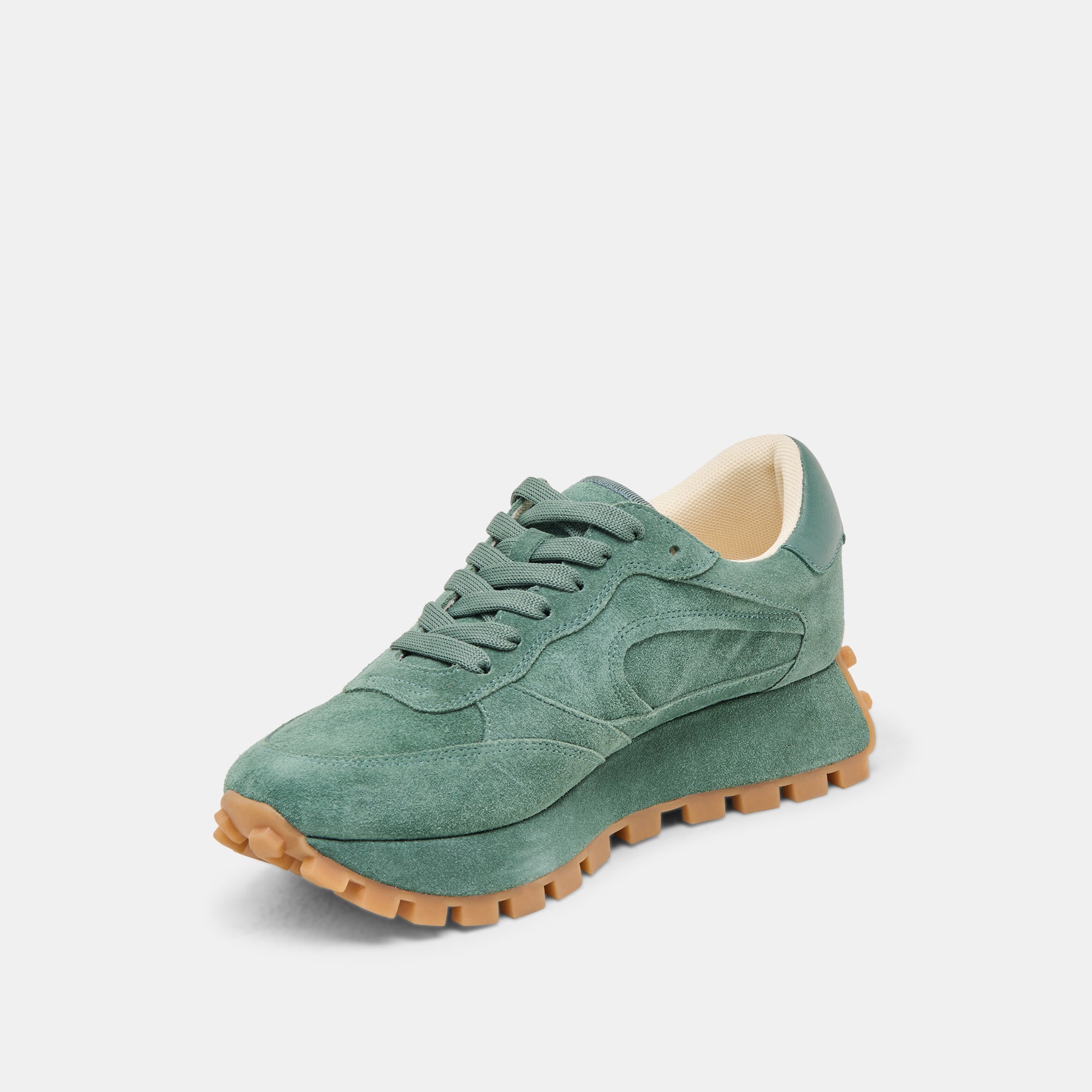 TRICIA SNEAKERS DK GREEN SUEDE - Image 6