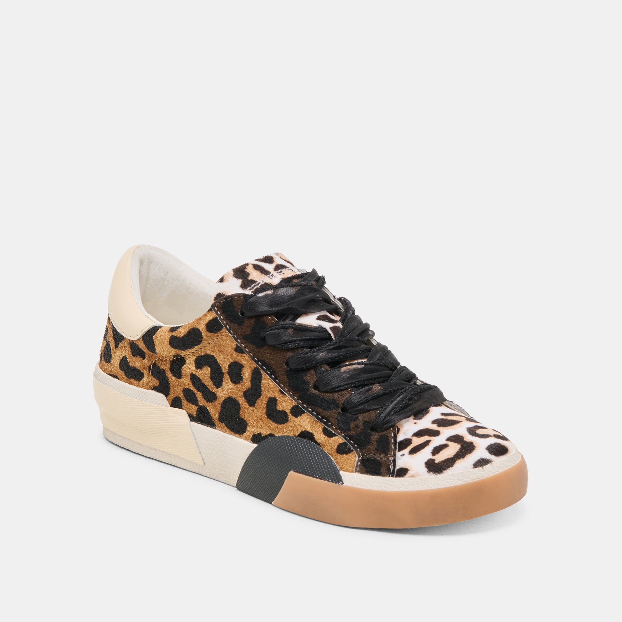 ZINA SNEAKERS TAN MULTI CALF HAIR - Image 2