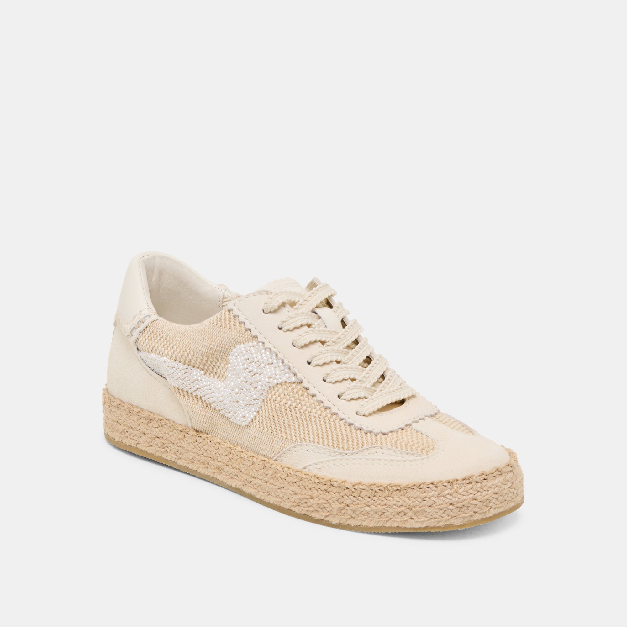 NOTICE ESPADRILLE BEAD SNEAKERS NATURAL MULTI BURLAP - Image 3