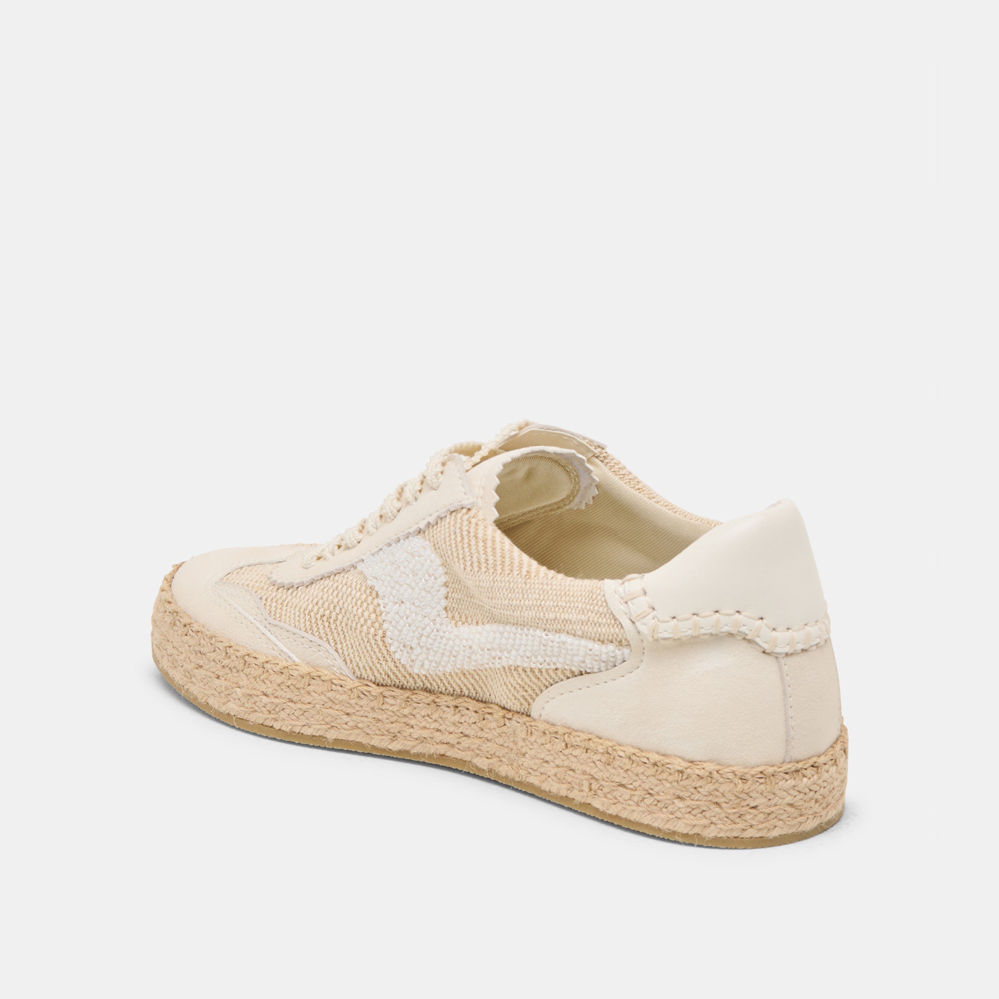 NOTICE ESPADRILLE BEAD SNEAKERS NATURAL MULTI BURLAP - Image 6
