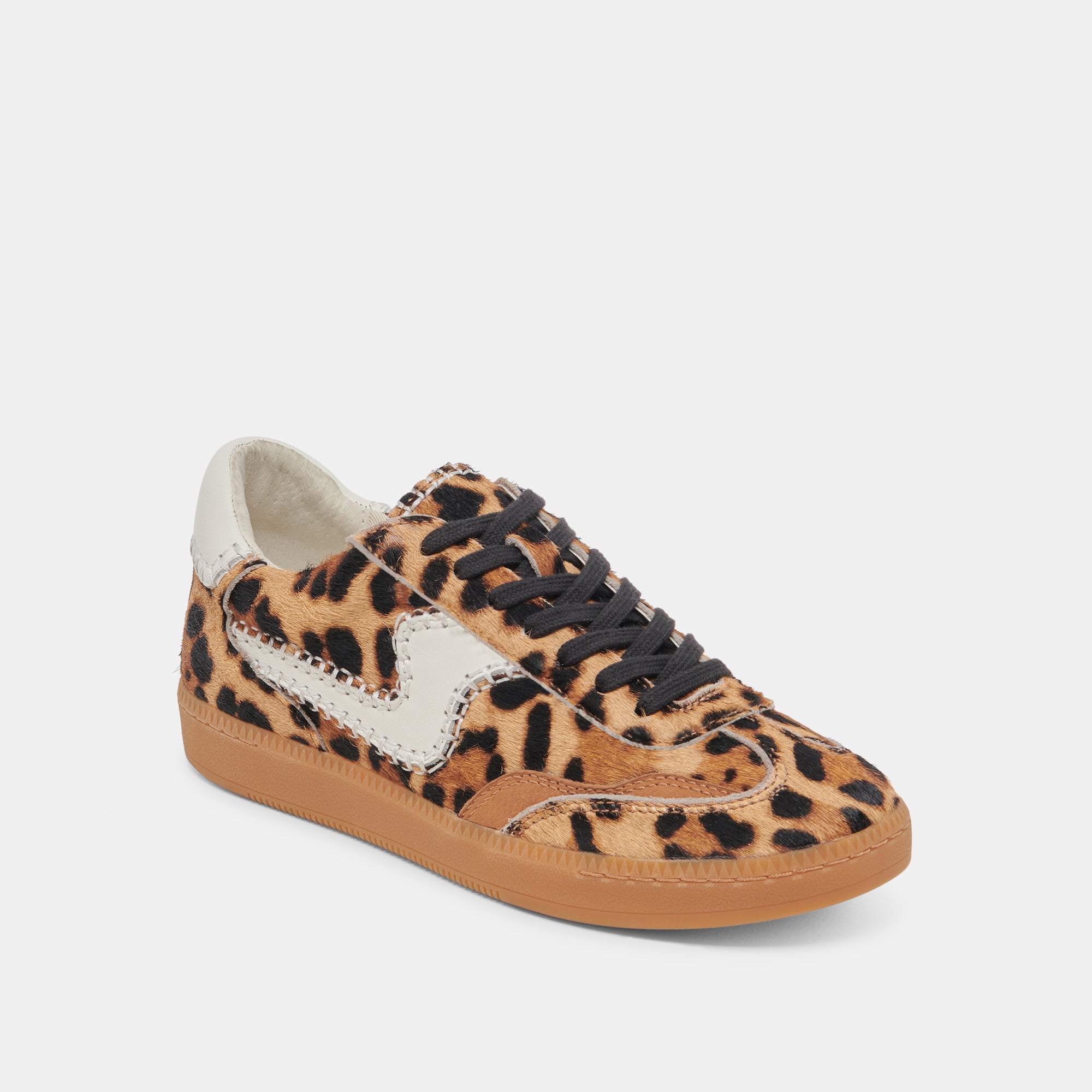 NOTICE STITCH SNEAKERS DK LEOPARD CALF HAIR - Image 9