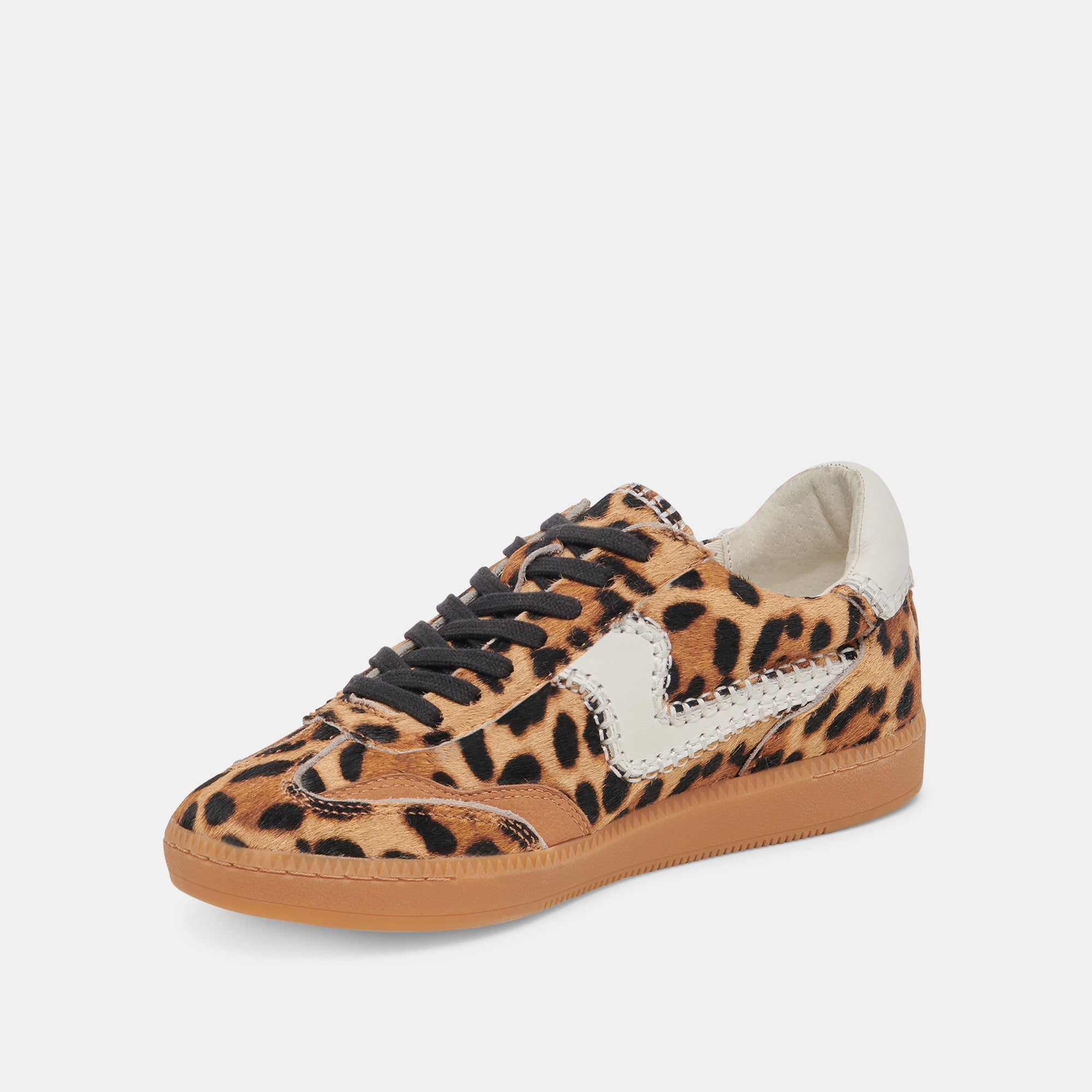 NOTICE STITCH WIDE SNEAKERS DK LEOPARD CALF HAIR - Image 4