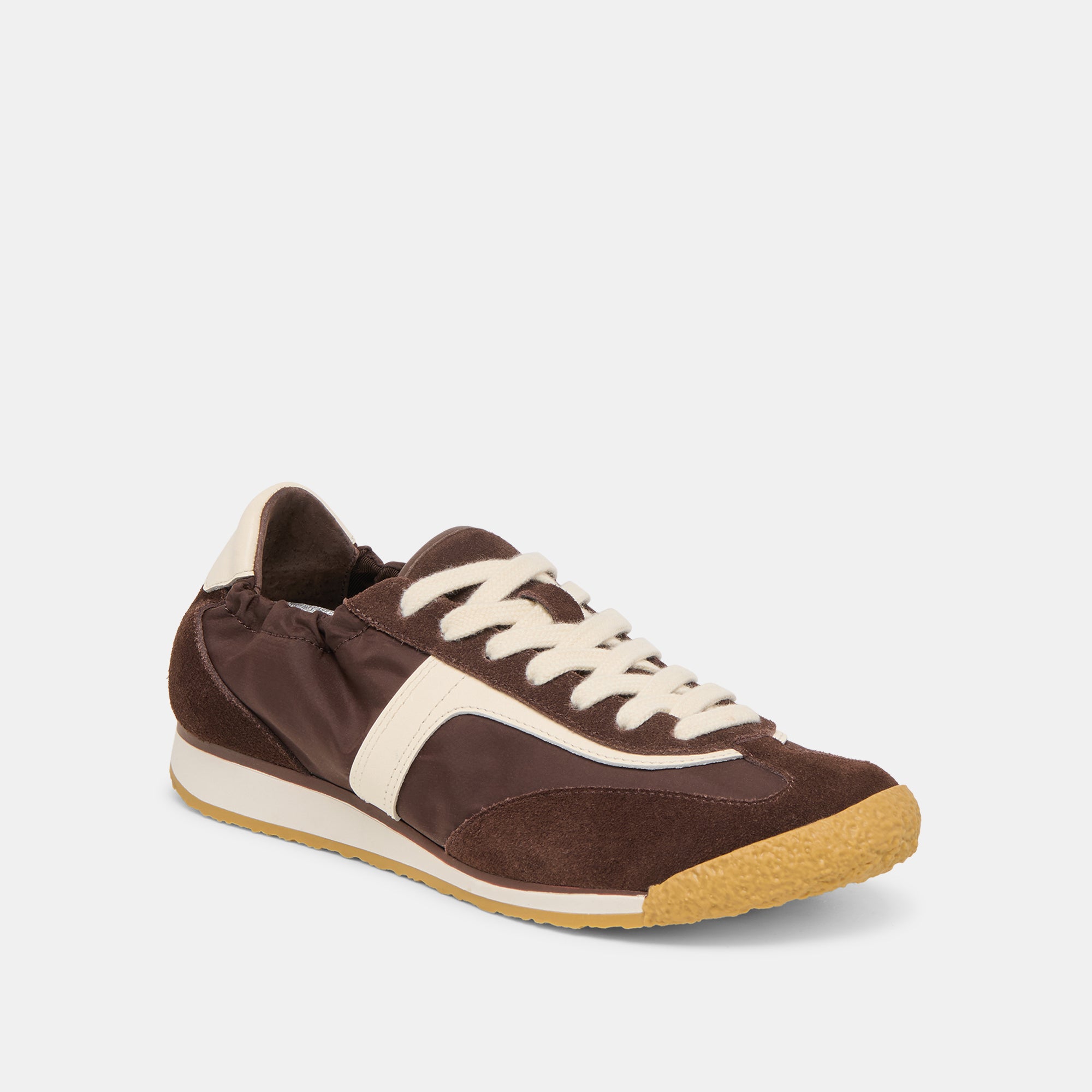 SARIYA SNEAKERS DK BROWN NYLON - Image 3