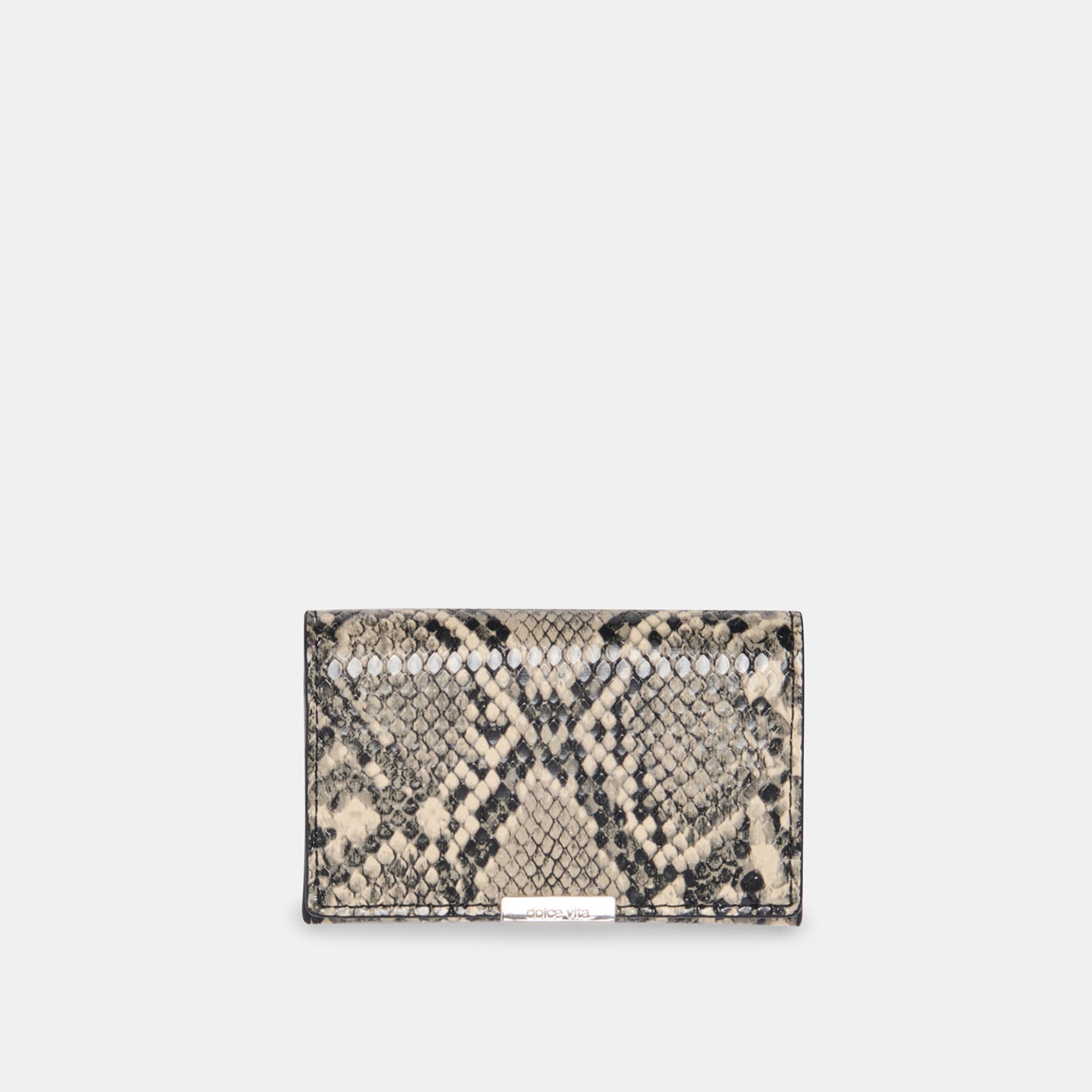 MINI-ME WALLET BLACK WHITE SNAKE STELLA