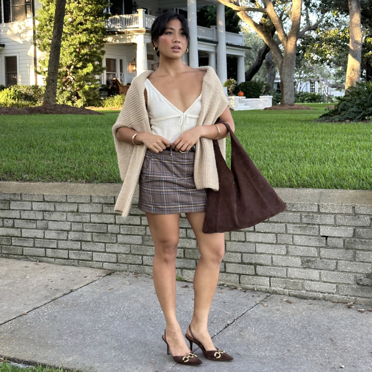 MARIE TOTE CHOCOLATE SUEDE - Image 7