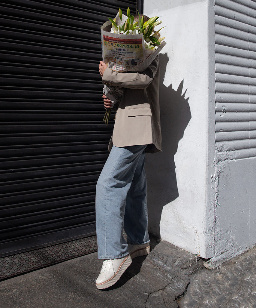 TIGER SNEAKERS WHITE LEATHER - Image 10